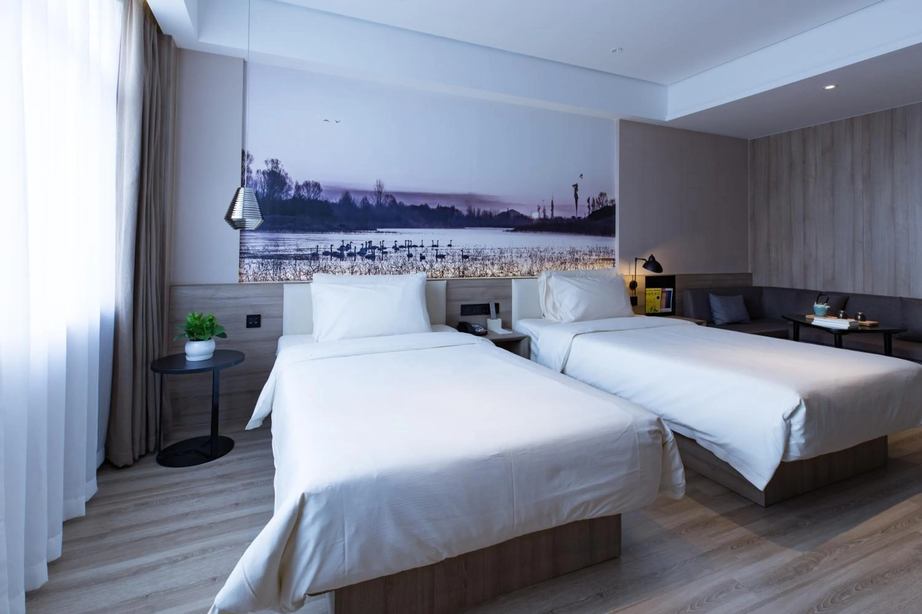 Bed in Atour Hotel Yingxiongshan Road Jinan