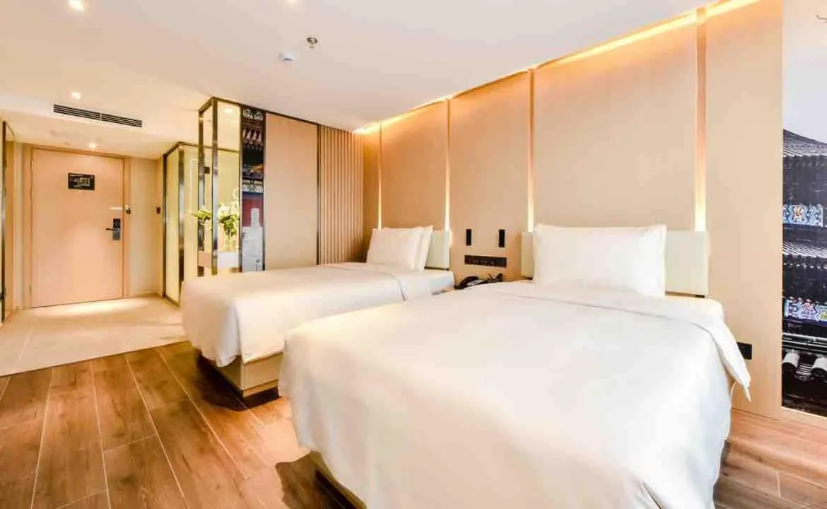 Bed in Atour Hotel South Luogu Lane Beijing