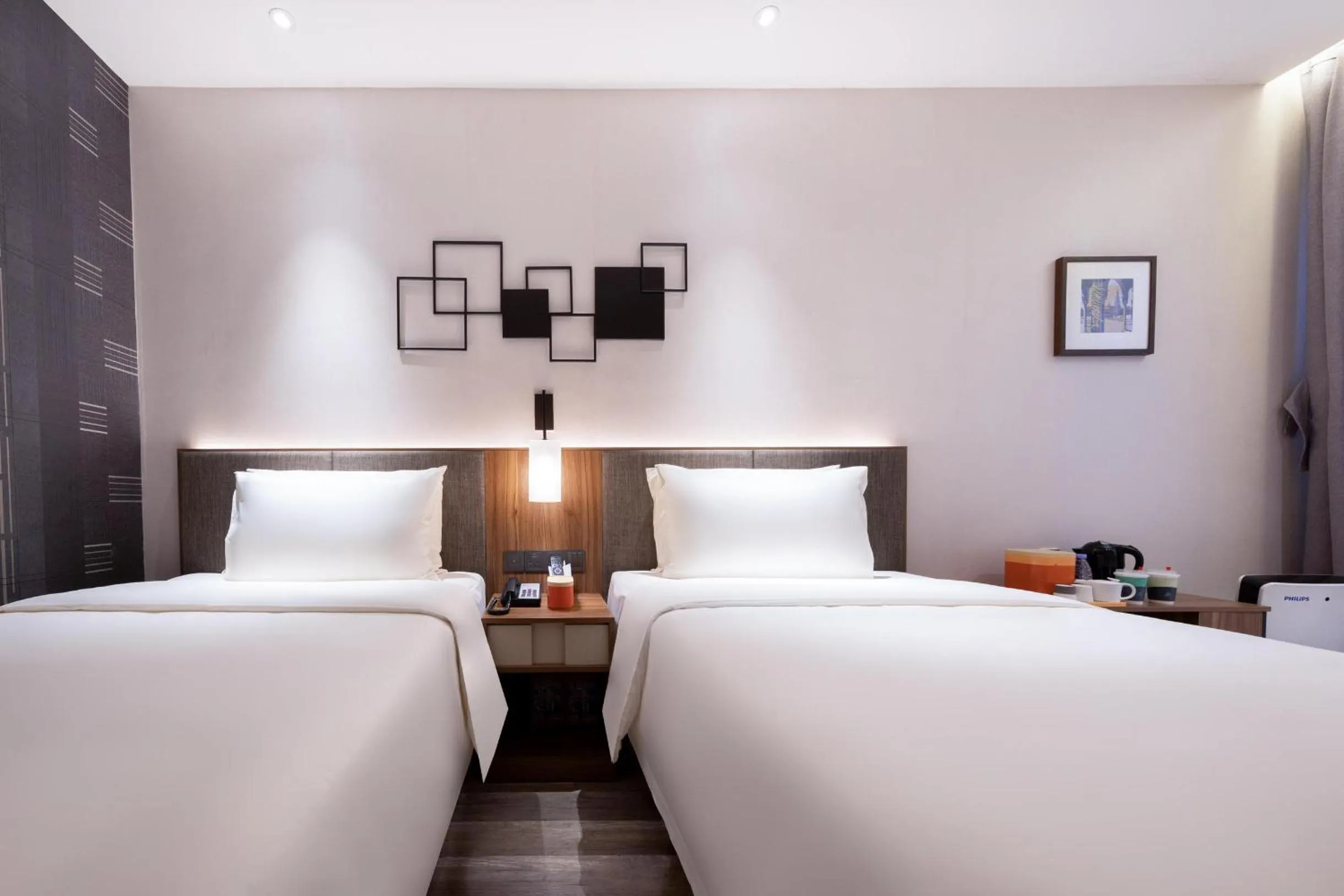 Bed in Atour Hotel X Nanshan Coastal City Shenzhen