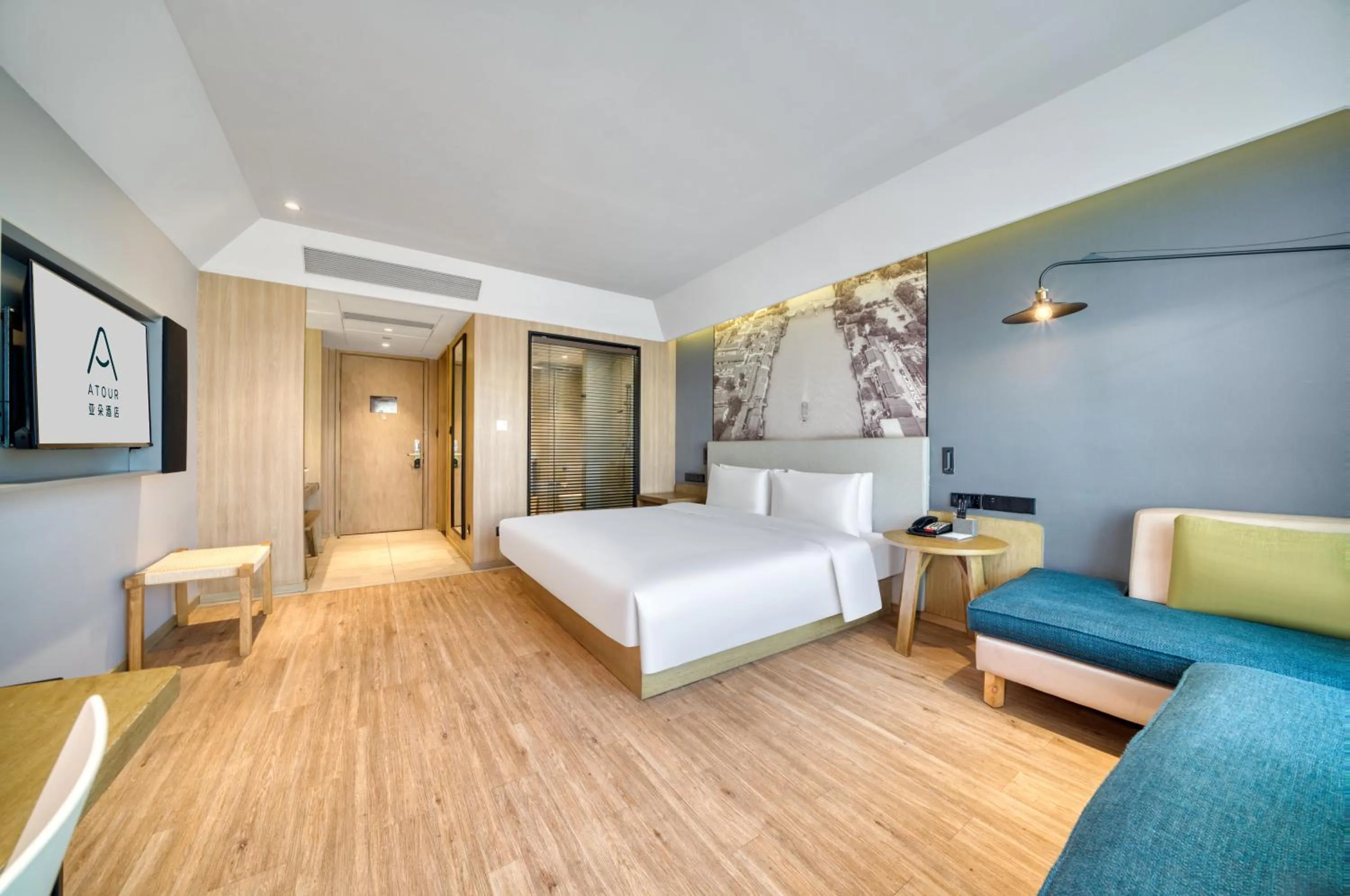 Bed in Atour Hotel Canal Hangzhou