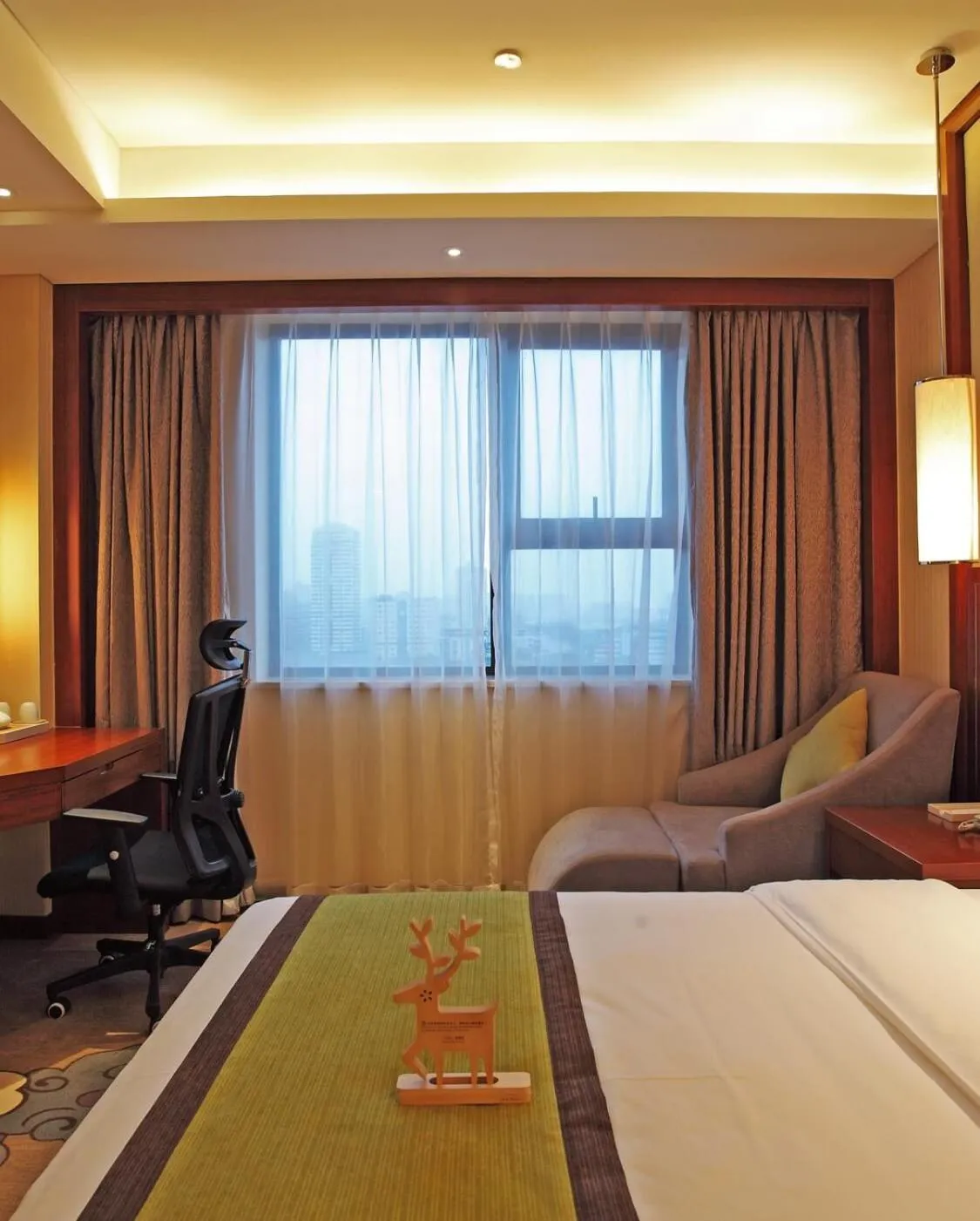 Bed in Atour Hotel Wangfujing Ave Xinjiekou Nanjing