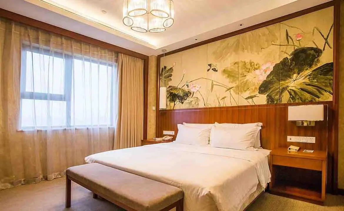 Bed in Atour Hotel Wangfujing Ave Xinjiekou Nanjing