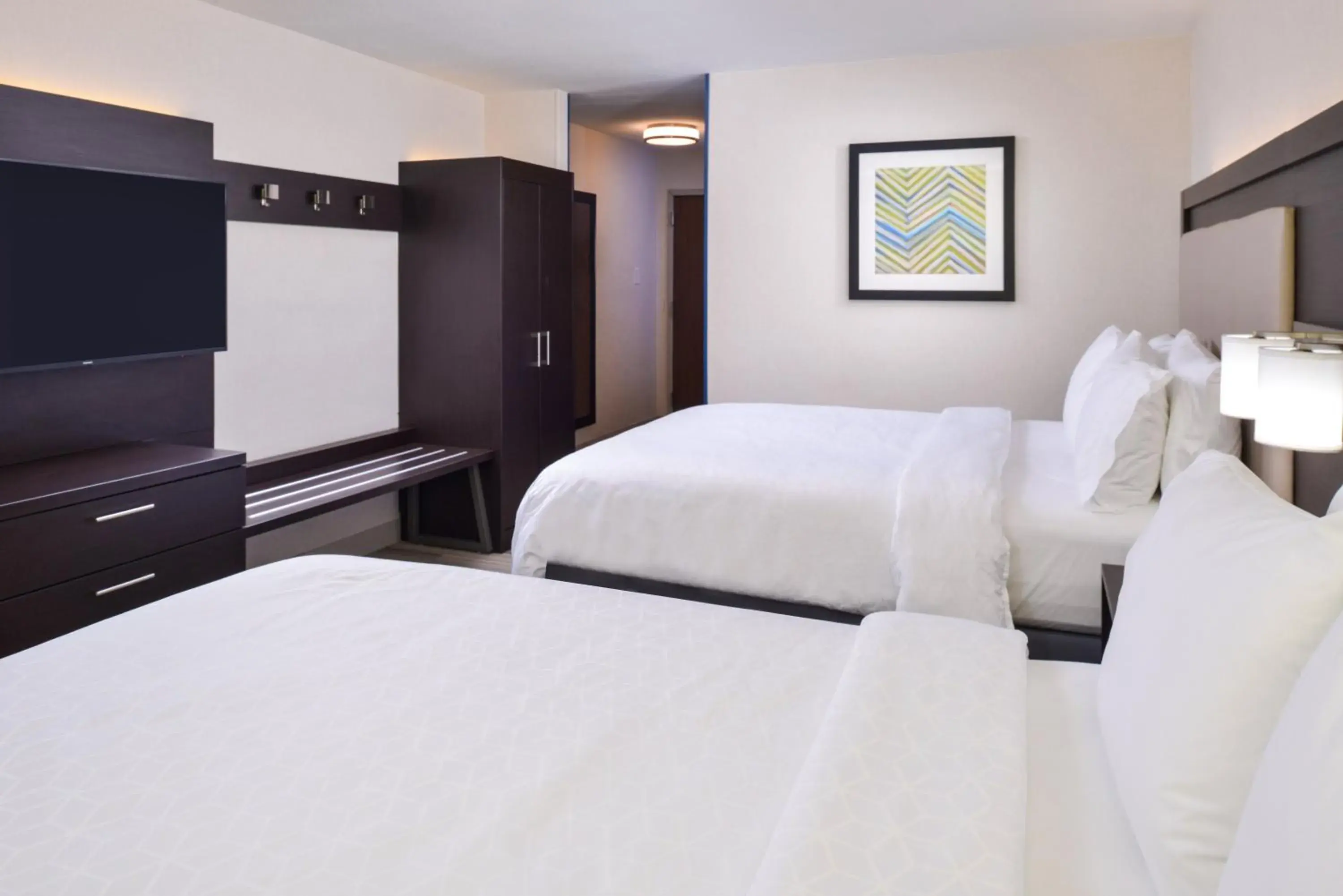 Double Room with Two Double Beds and Accessible Roll In Shower - Non-Smoking in Holiday Inn Express & Suites - Shreveport - Downtown, an IHG Hotel Double Room with Two Double Beds and Accessible Roll In Shower - Non-Smoking in Holiday Inn Express & Suites - Shreveport - Downtown, an IHG Hotel