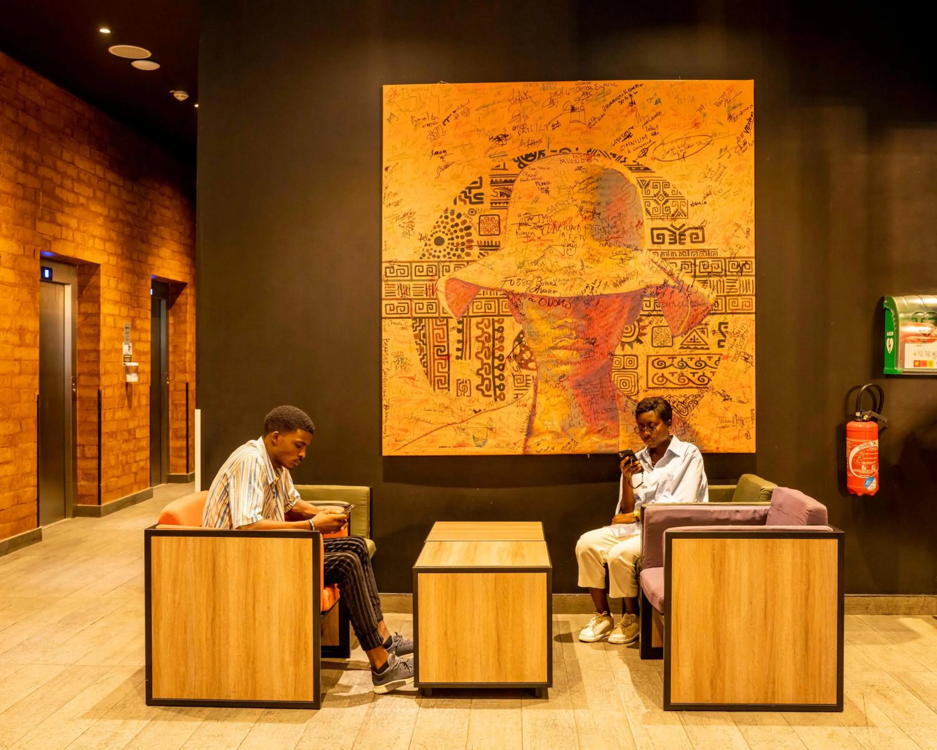 Lobby or reception in ONOMO Hotel Douala