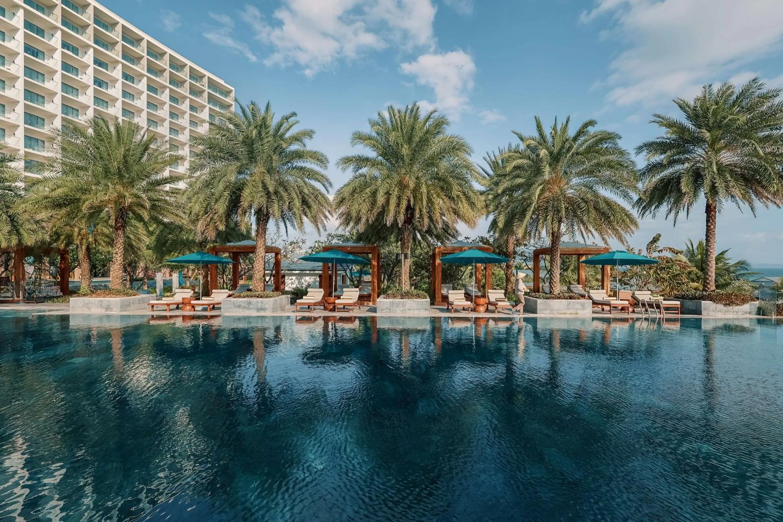 Pool view in Radisson Blu Resort Cam Ranh