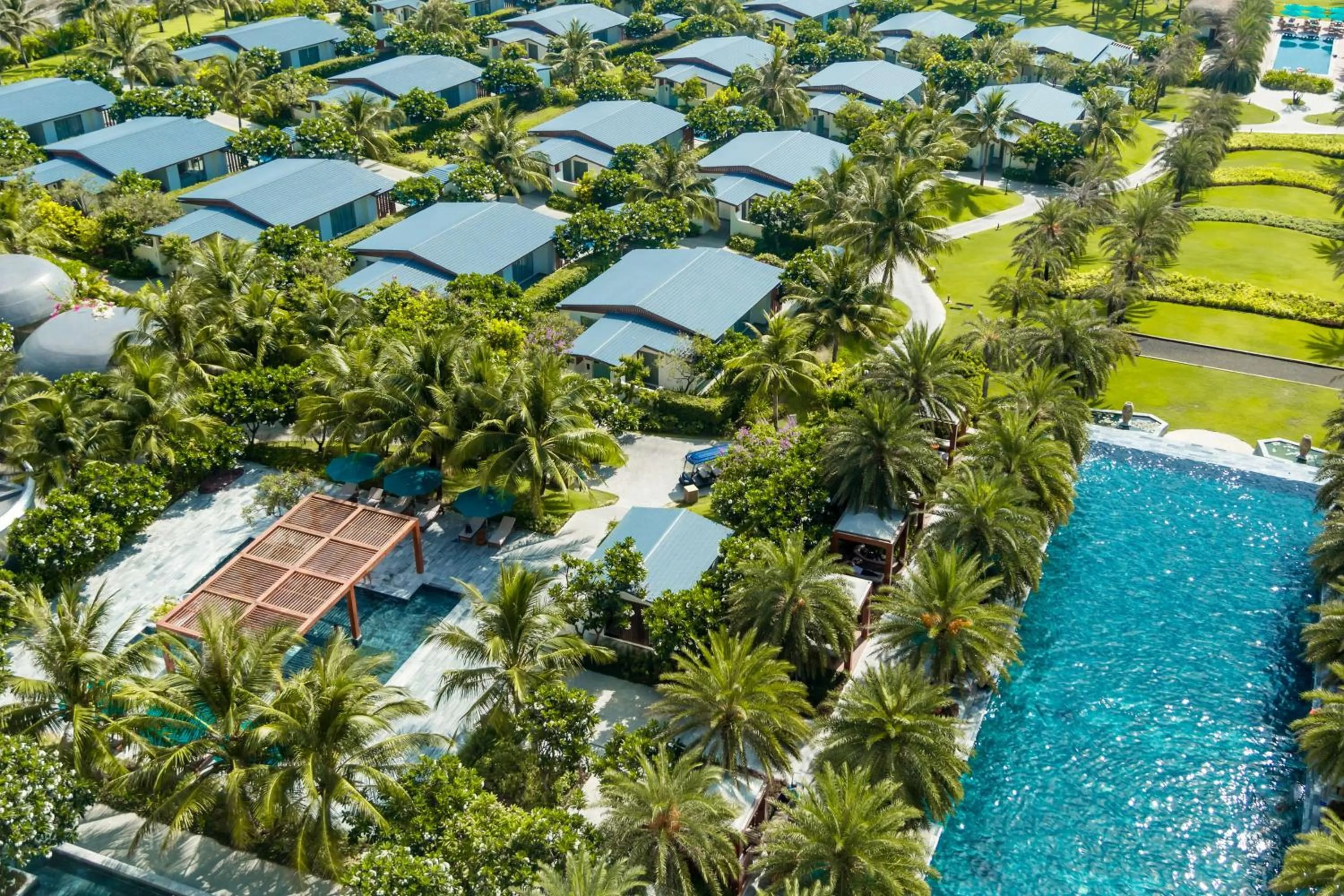 Pool view in Radisson Blu Resort Cam Ranh