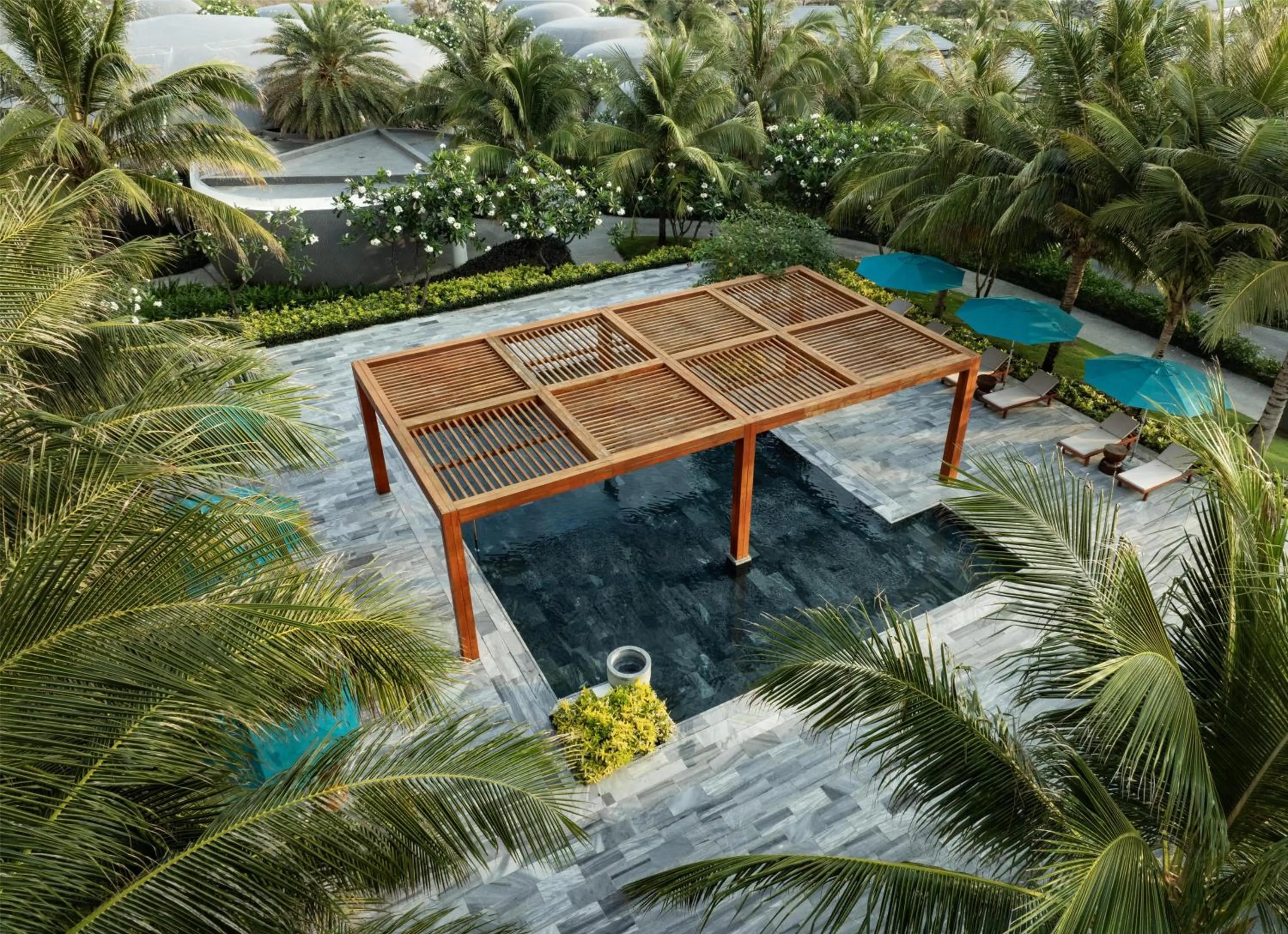 Pool view in Radisson Blu Resort Cam Ranh