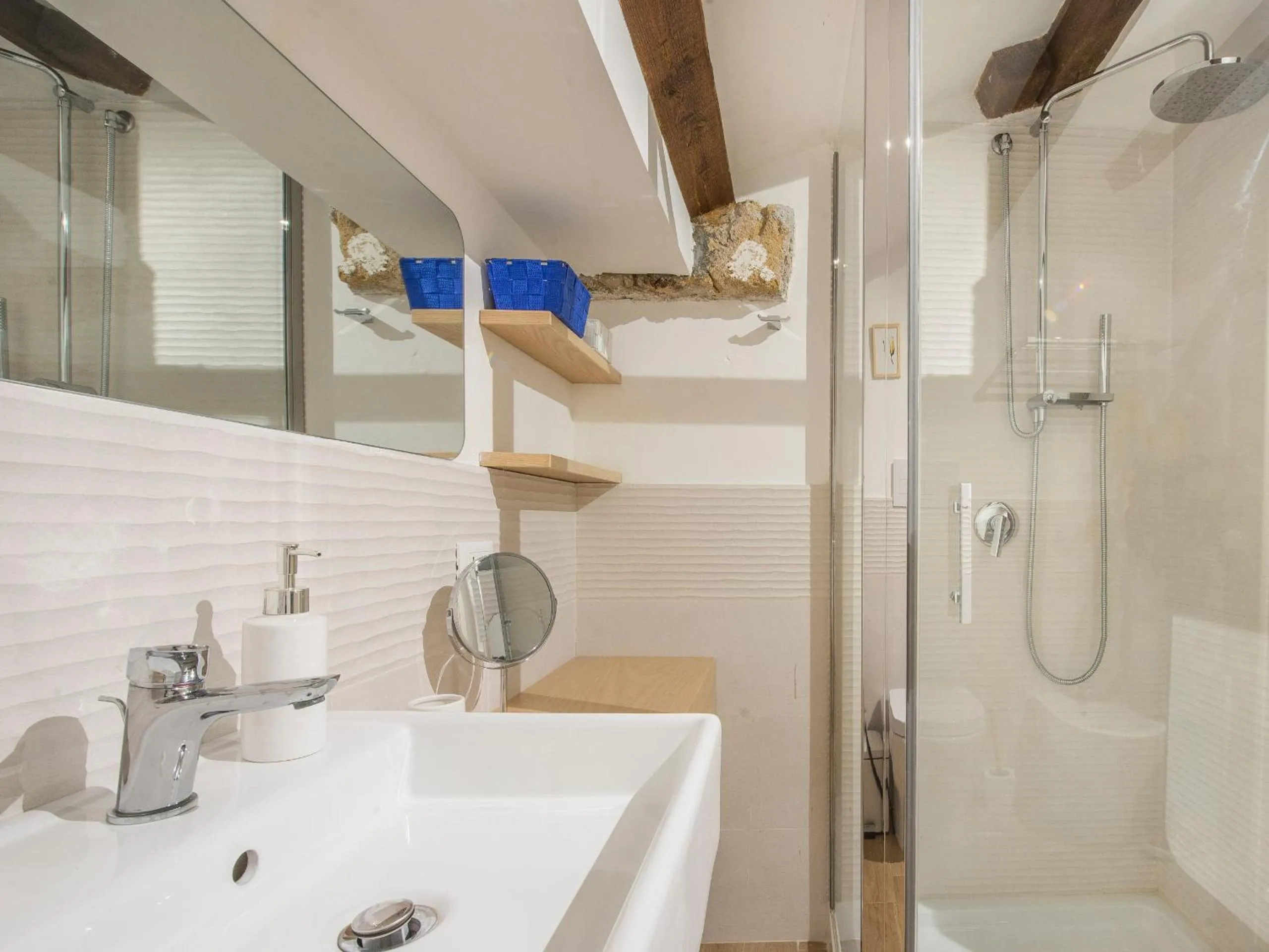 Shower in B&B Villa Liberty sul mare