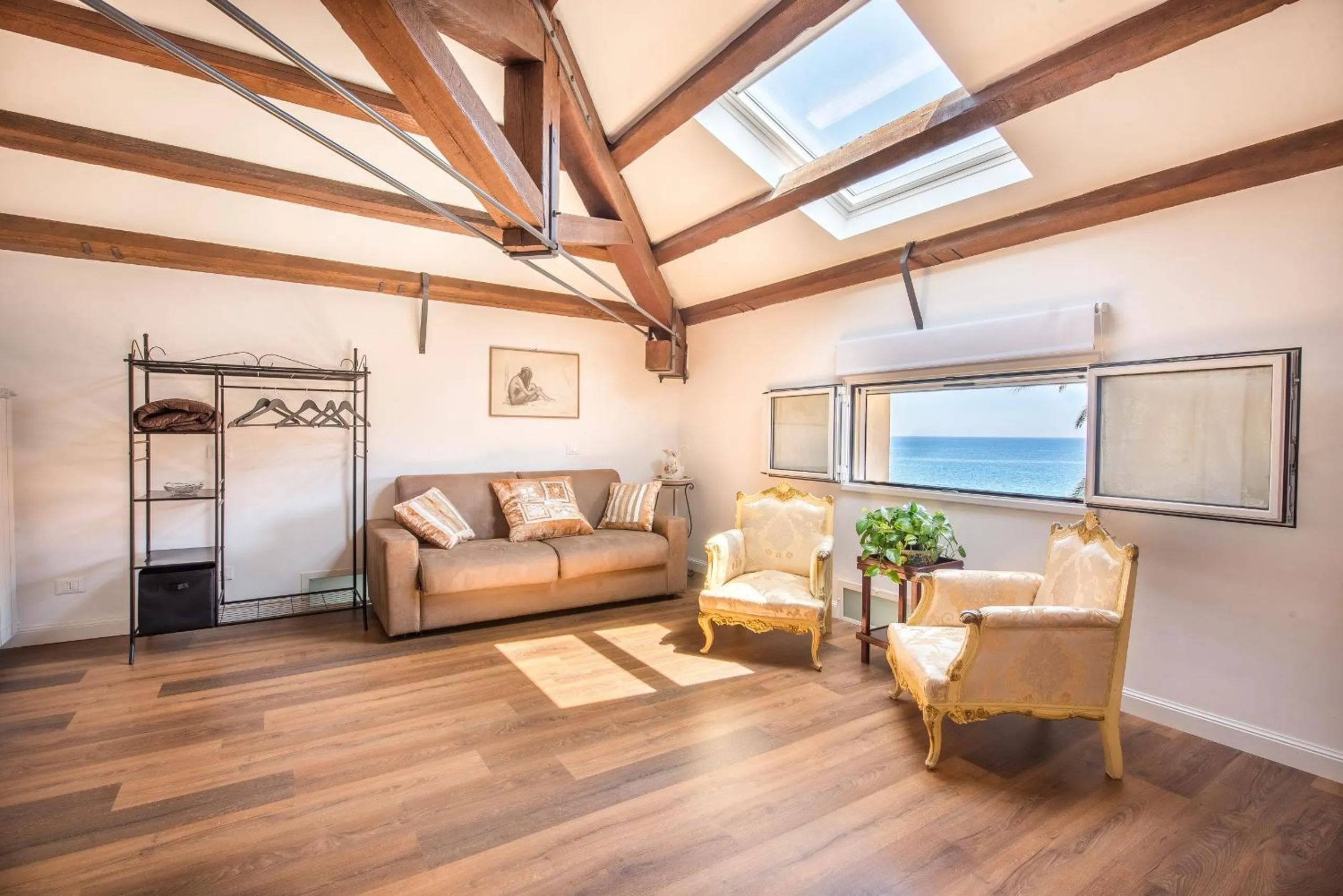 Living room in B&B Villa Liberty sul mare