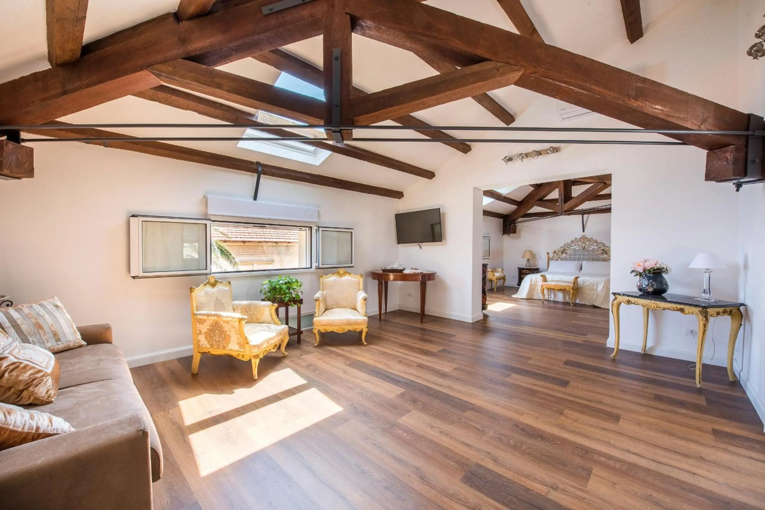 Living room in B&B Villa Liberty sul mare