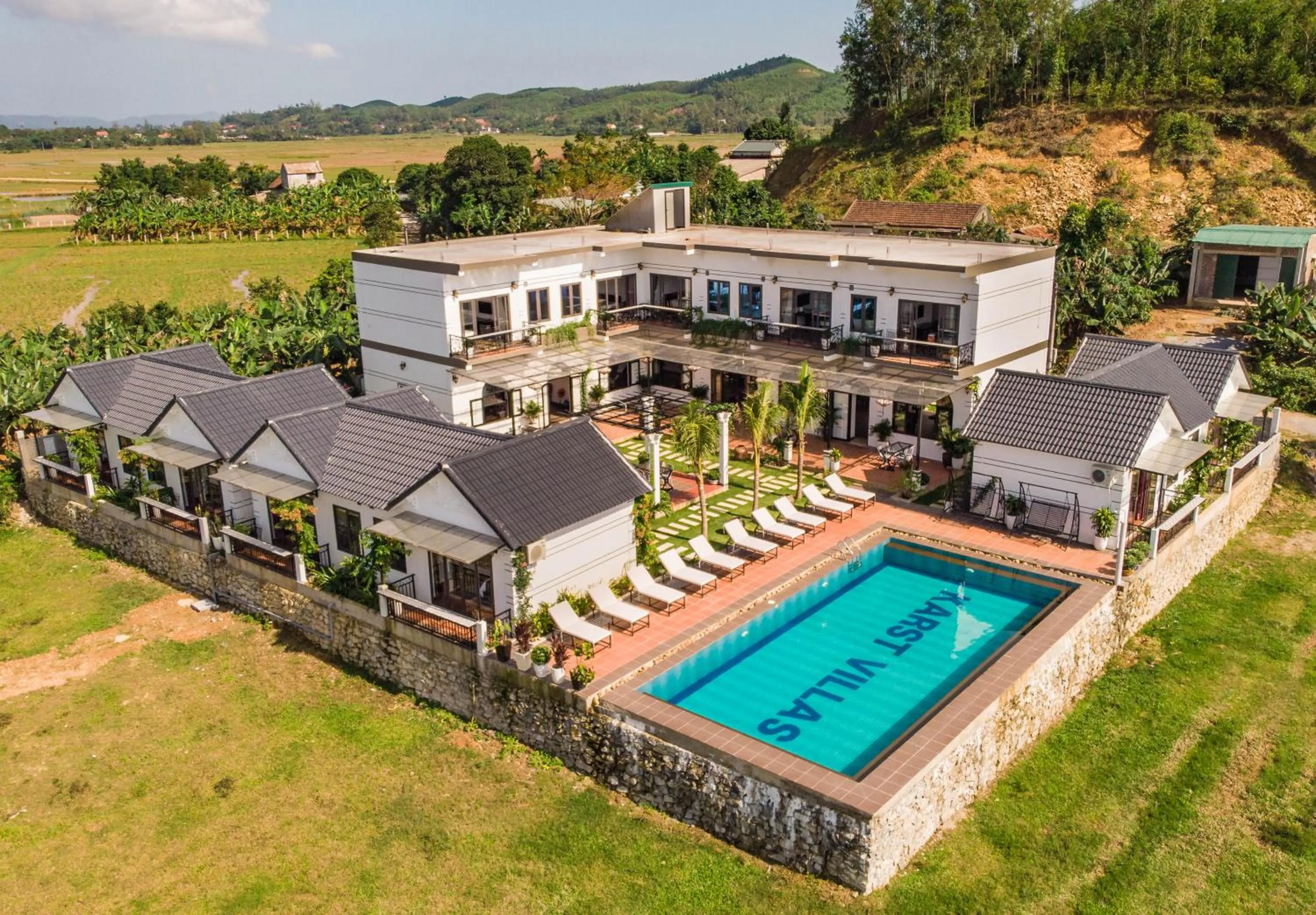 Bird's eye view in Karst Villas Phong Nha
