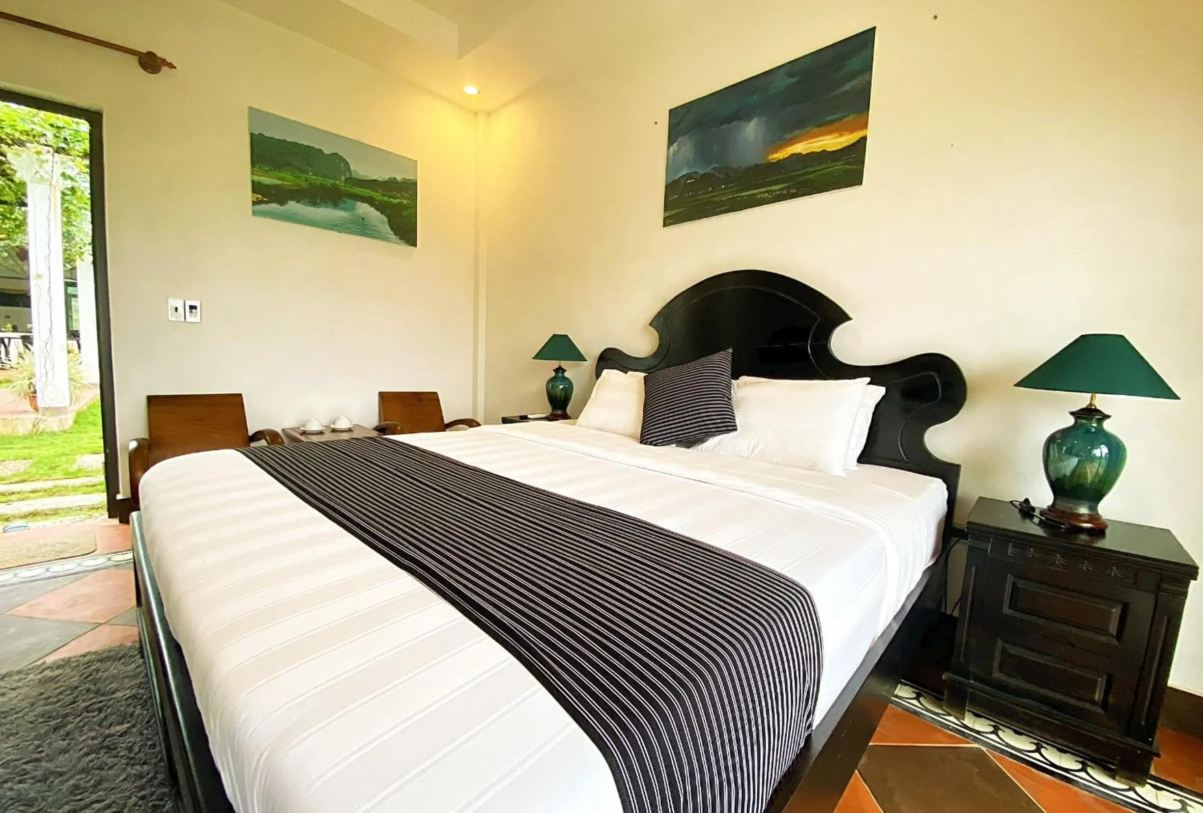 Bed in Karst Villas Phong Nha