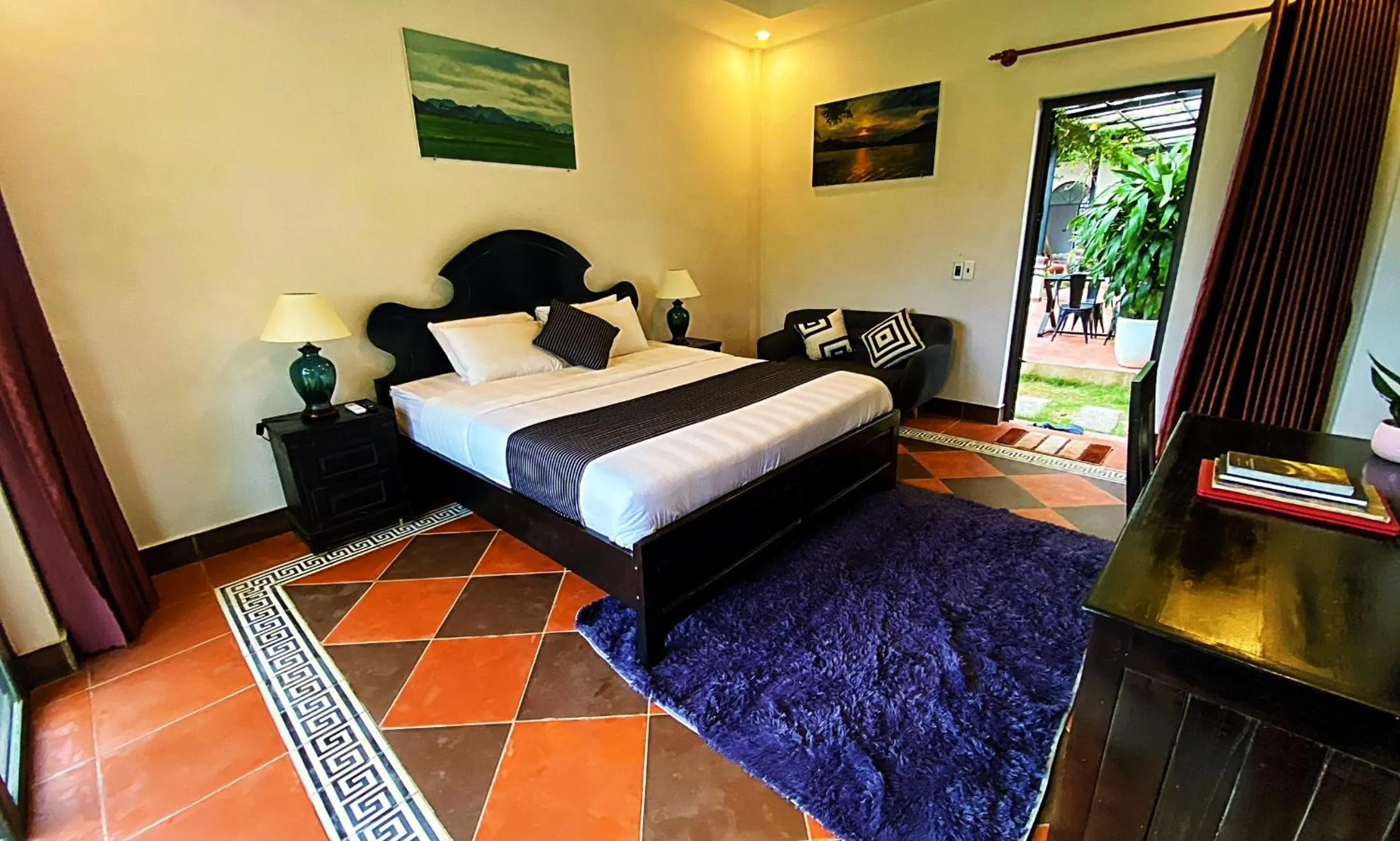 Bed in Karst Villas Phong Nha