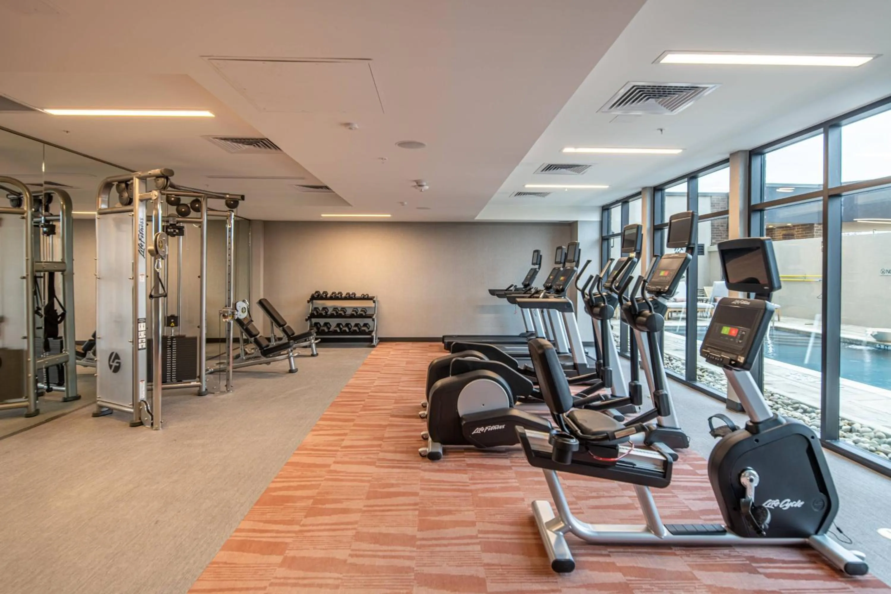 Fitness centre/facilities in SpringHill Suites by Marriott Fort Worth Historic Stockyards