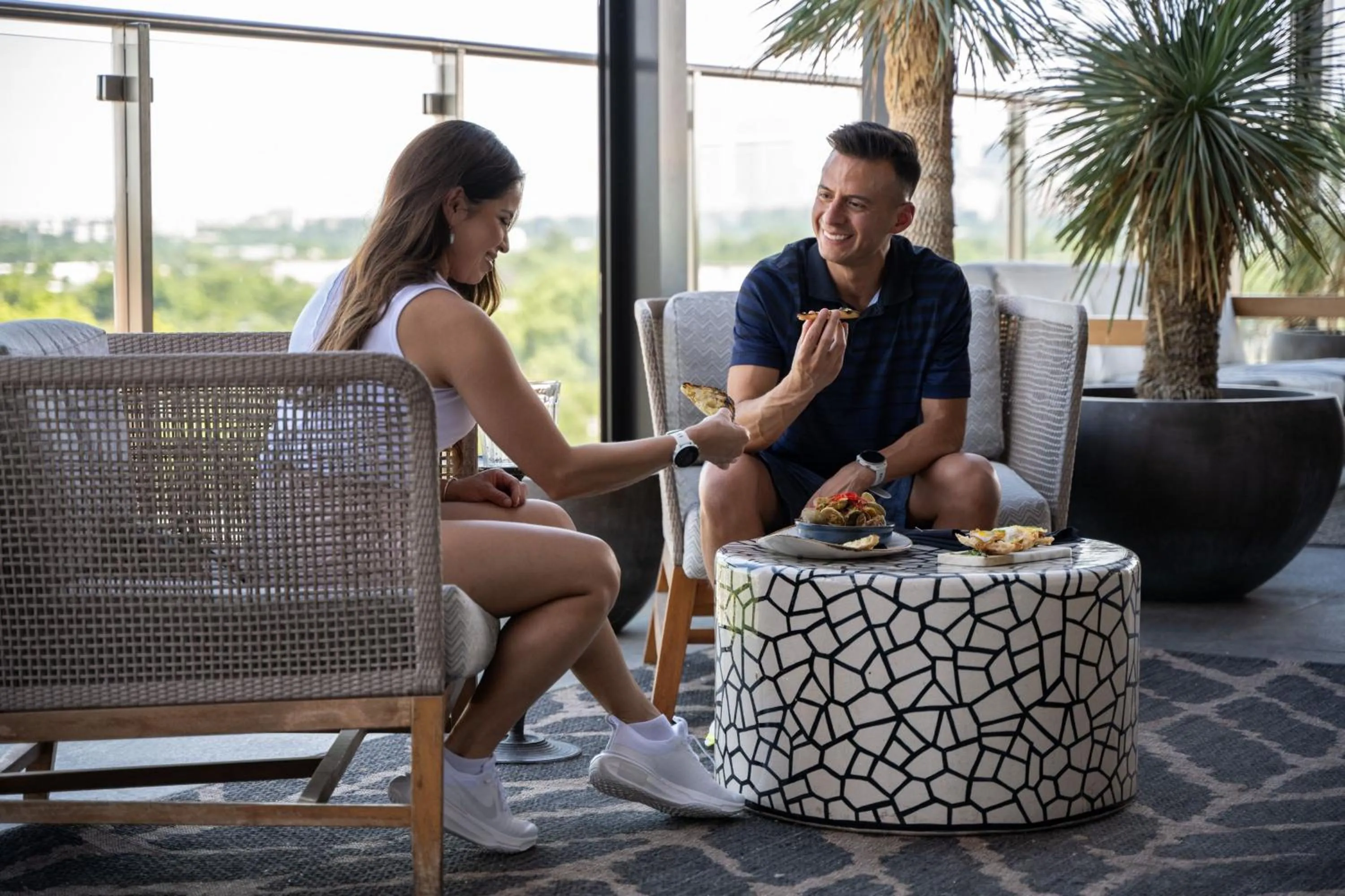 Lounge or bar in SpringHill Suites by Marriott Fort Worth Historic Stockyards