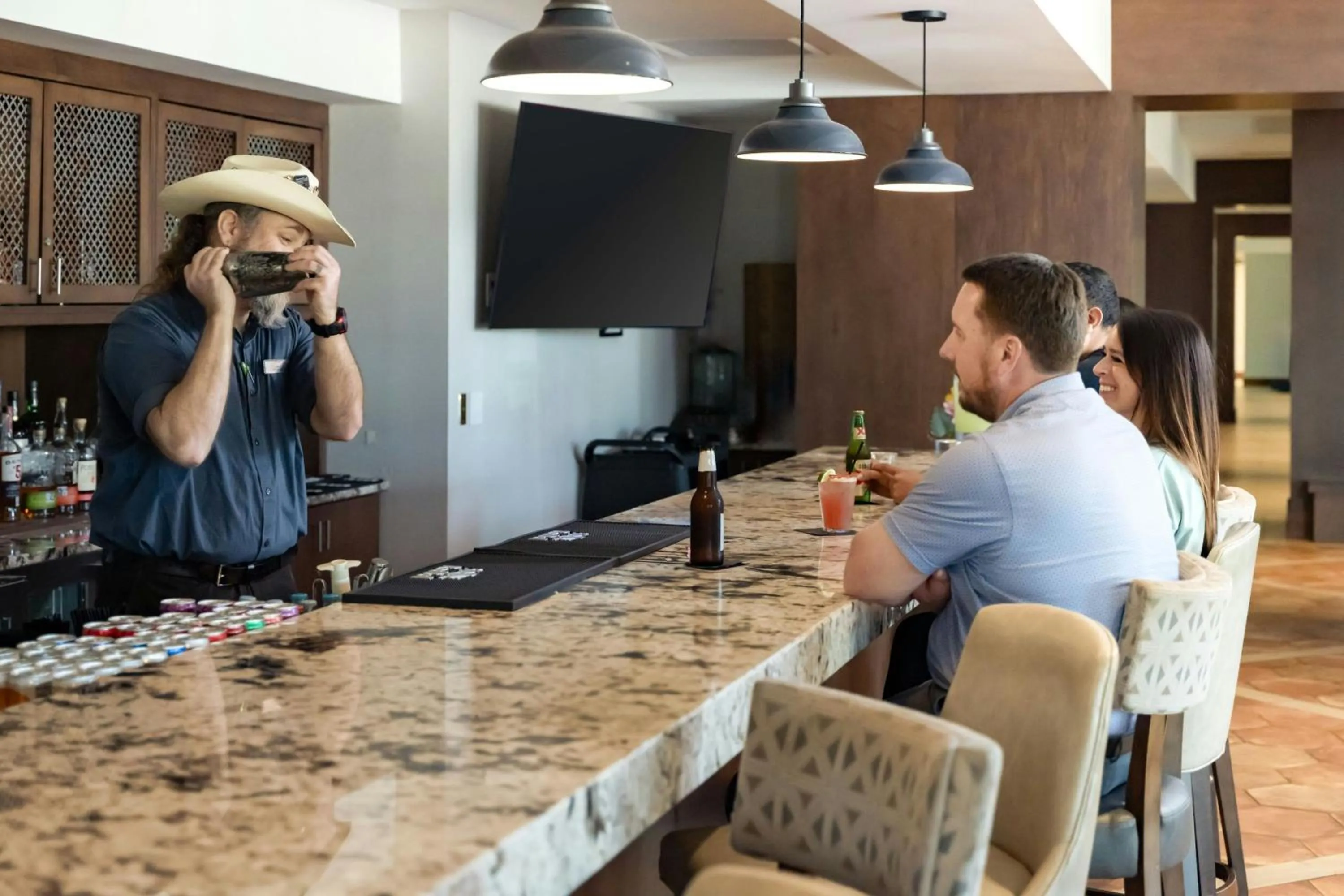 Lobby or reception in SpringHill Suites by Marriott Fort Worth Historic Stockyards