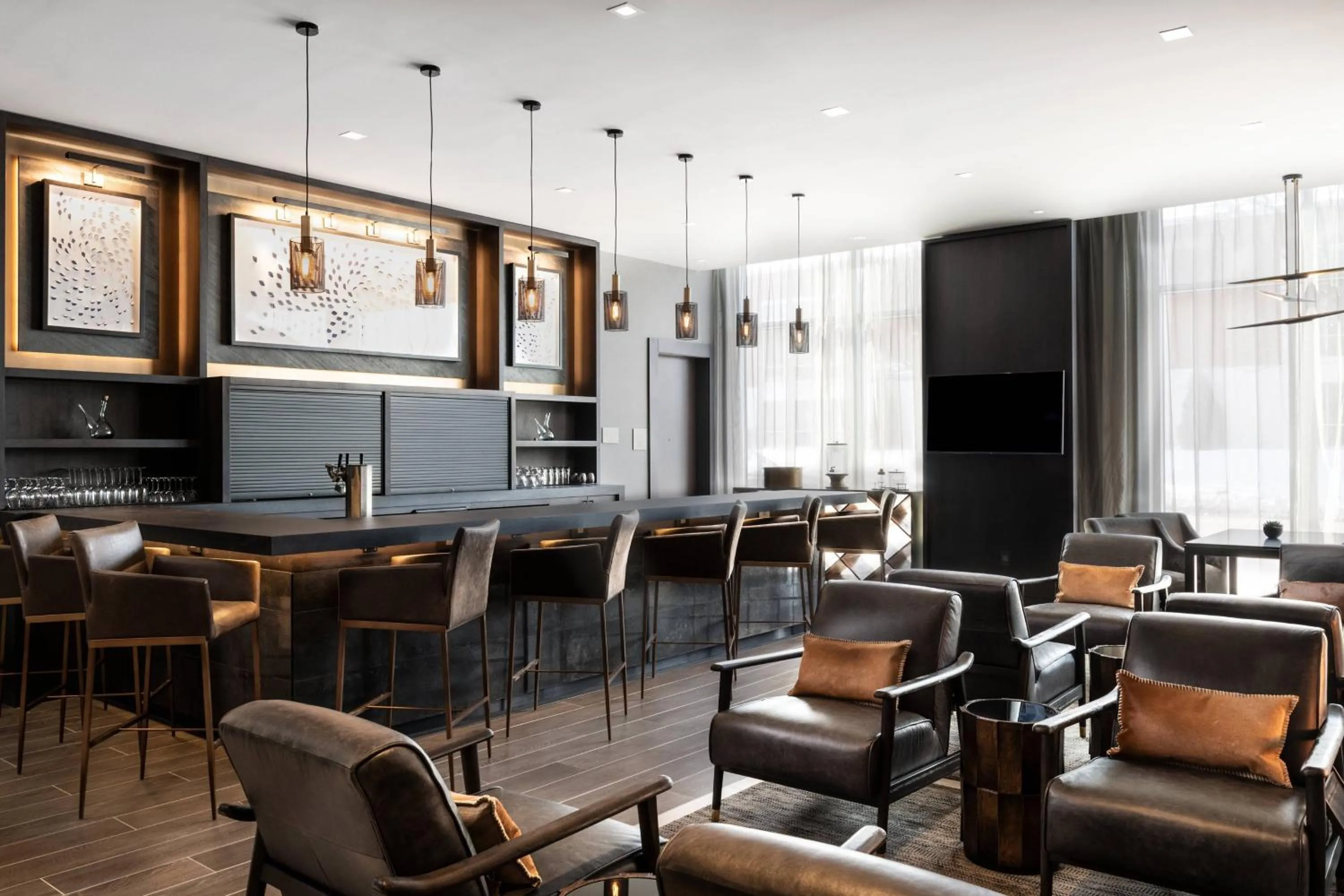 Lounge or bar in AC Hotel by Marriott Portsmouth Downtown/Waterfront