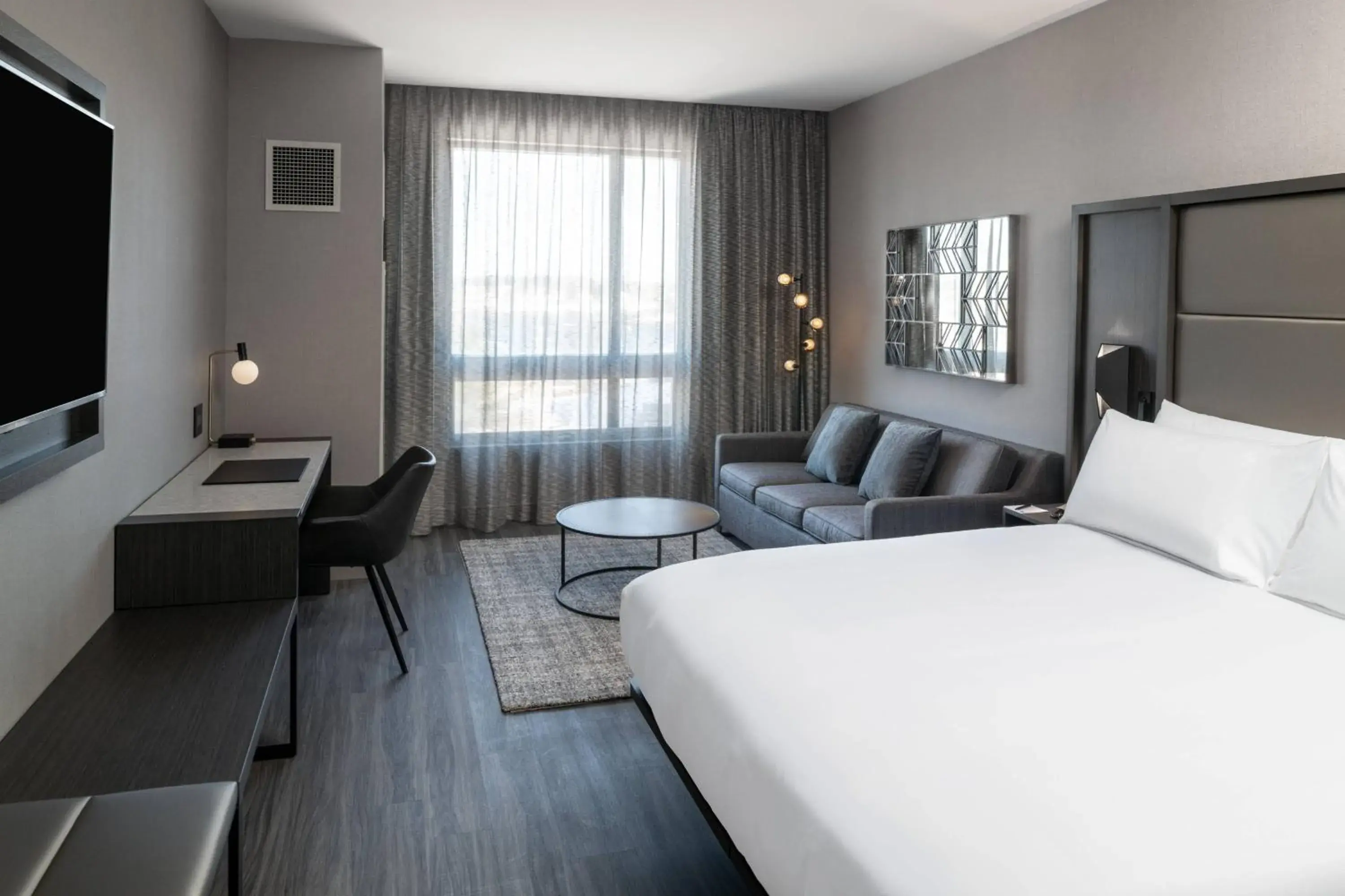 King Room with Sofa Bed - Hearing Accessible in AC Hotel by Marriott Portsmouth Downtown/Waterfront King Room with Sofa Bed - Hearing Accessible in AC Hotel by Marriott Portsmouth Downtown/Waterfront