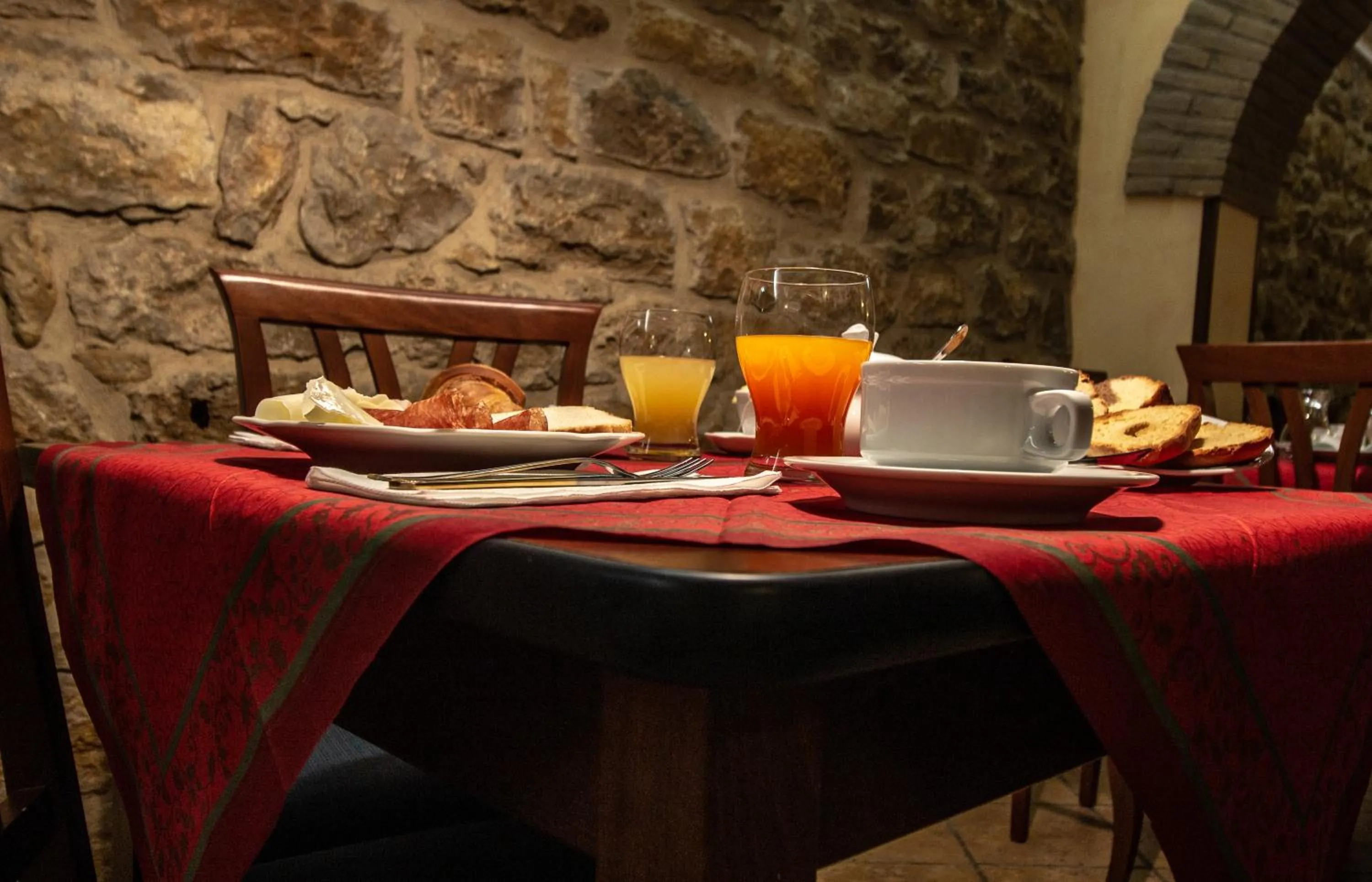 Continental breakfast in Hotel Gangi