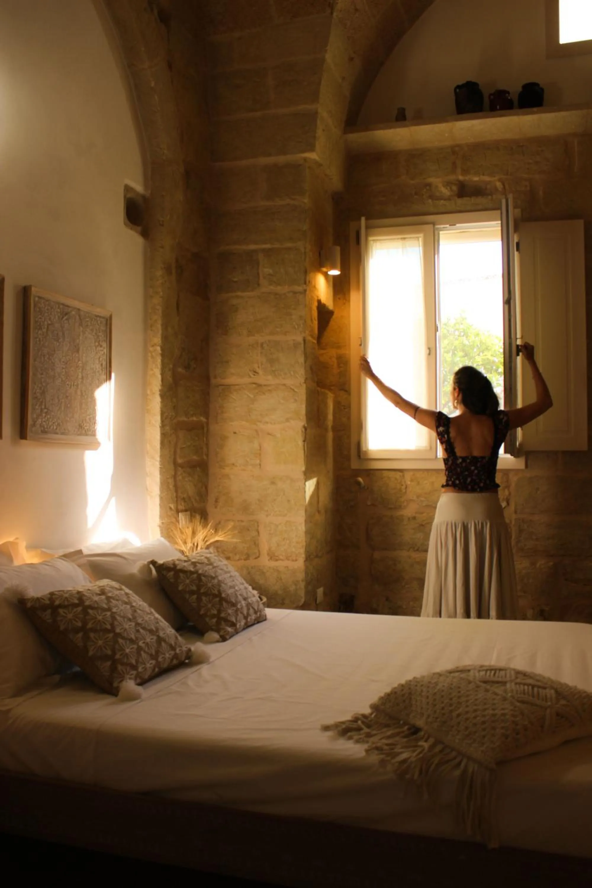 Bed in Li Perrini Boutique B&B