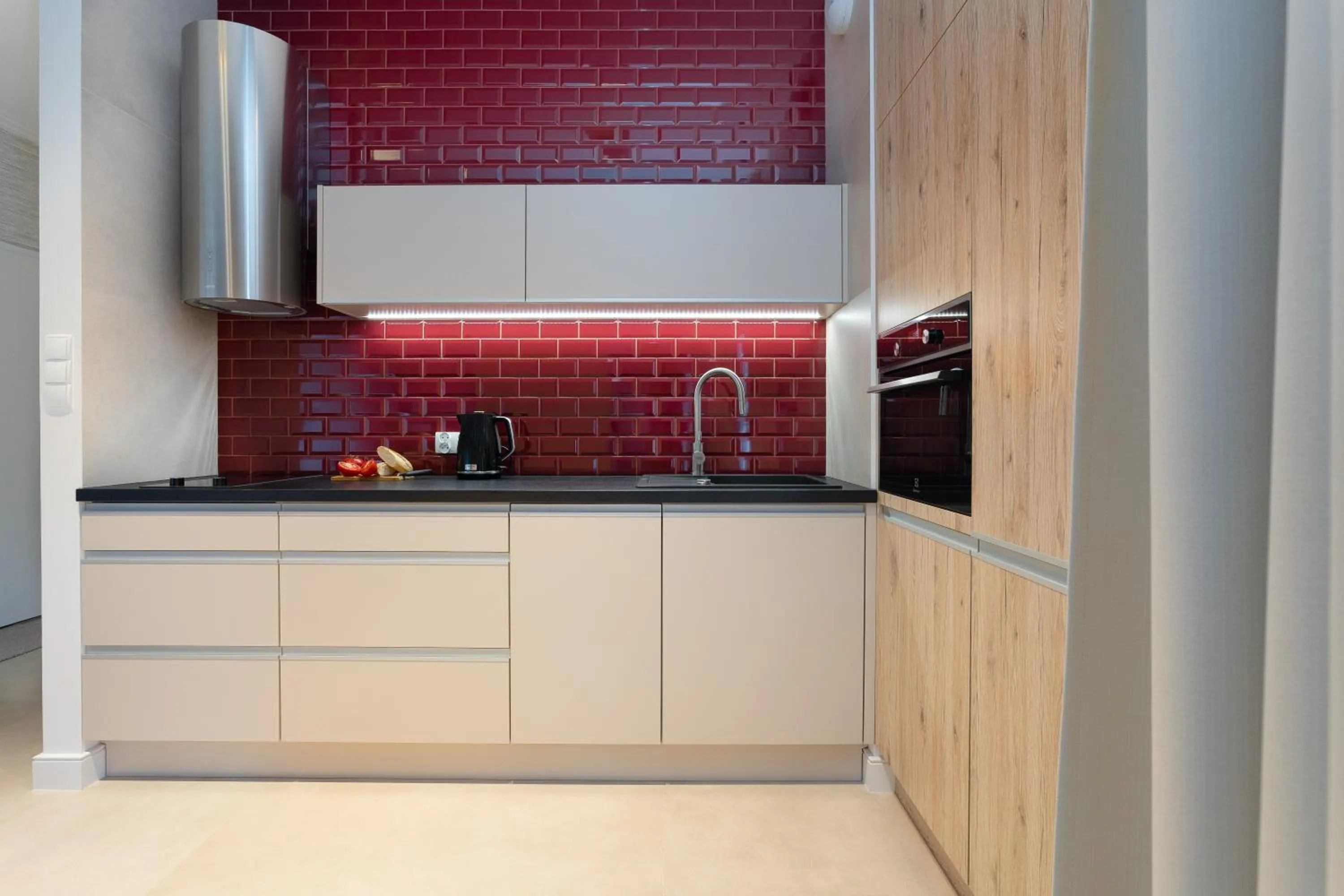 Kitchen or kitchenette in City Break Gdańsk Rajska 8 Apartamenty