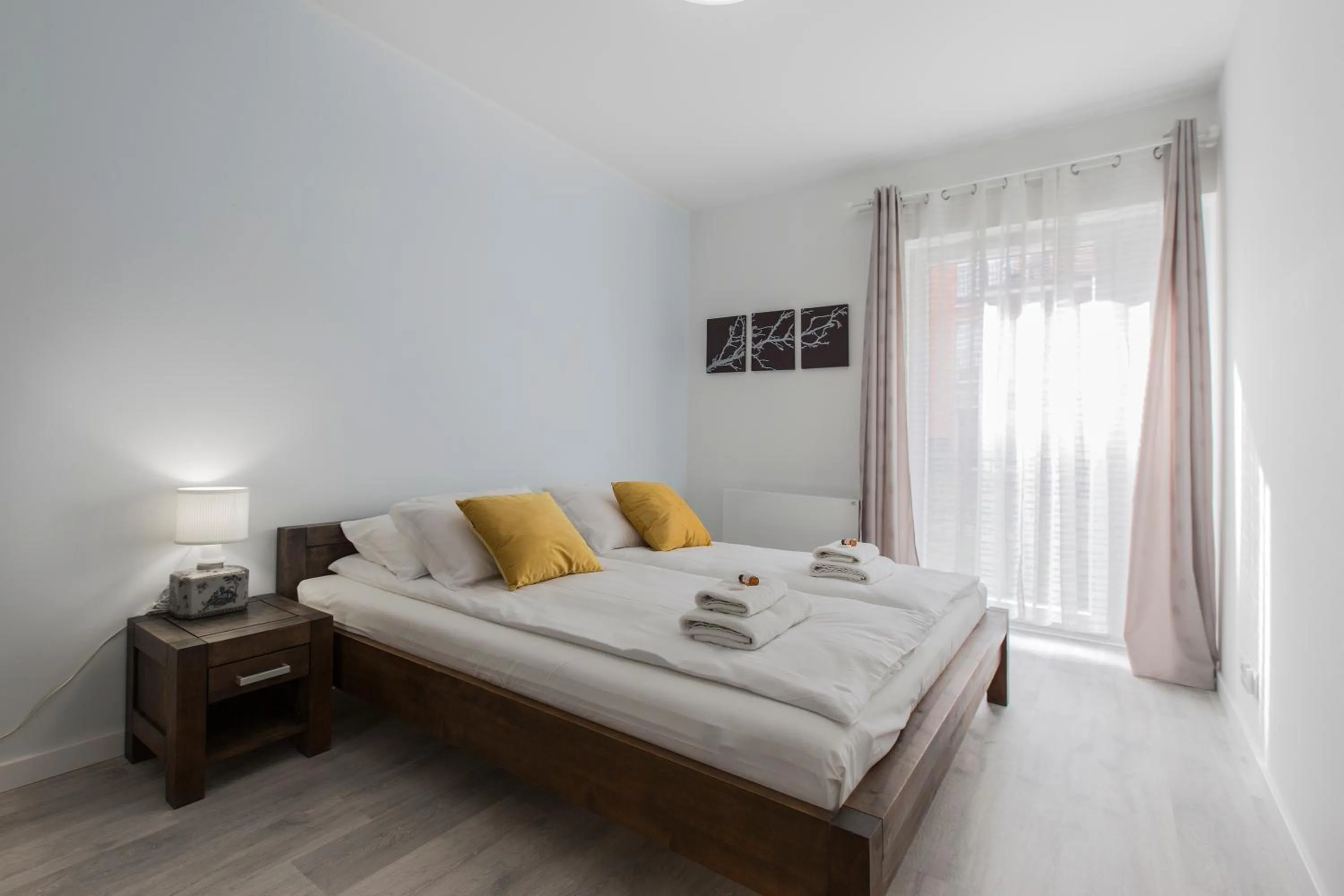 Bed in City Break Gdańsk Rajska 8 Apartamenty