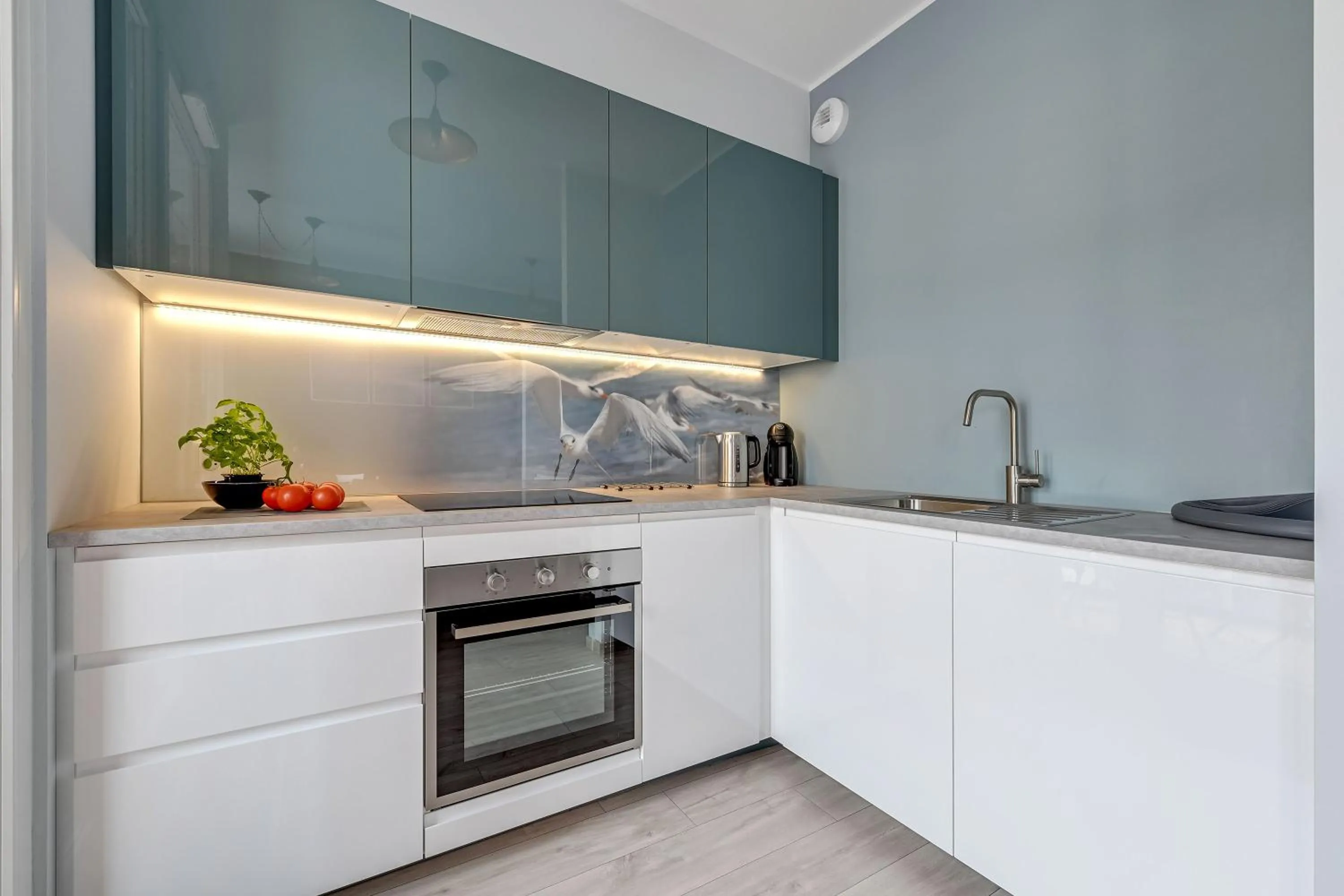 Kitchen or kitchenette in City Break Gdańsk Rajska 8 Apartamenty