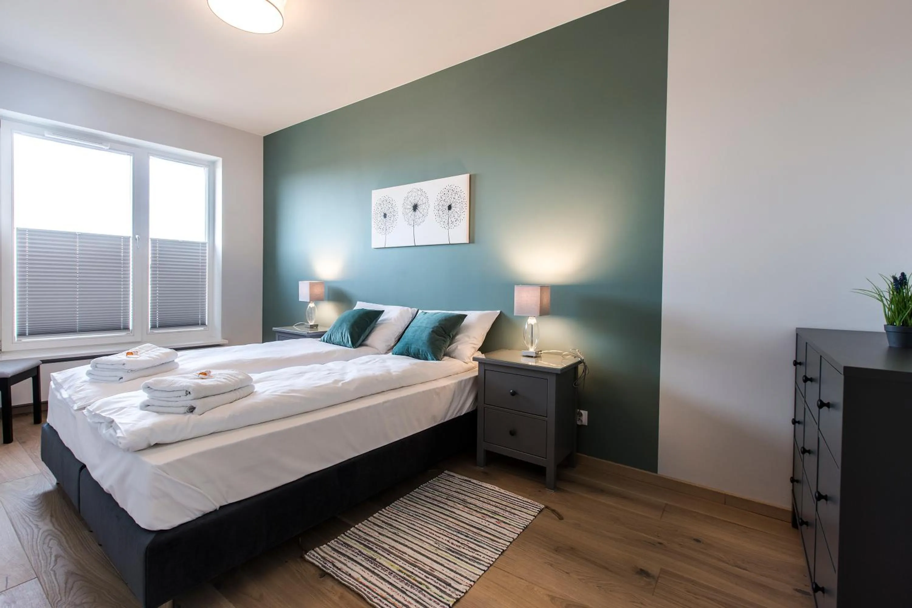 Bed in City Break Gdańsk Rajska 8 Apartamenty