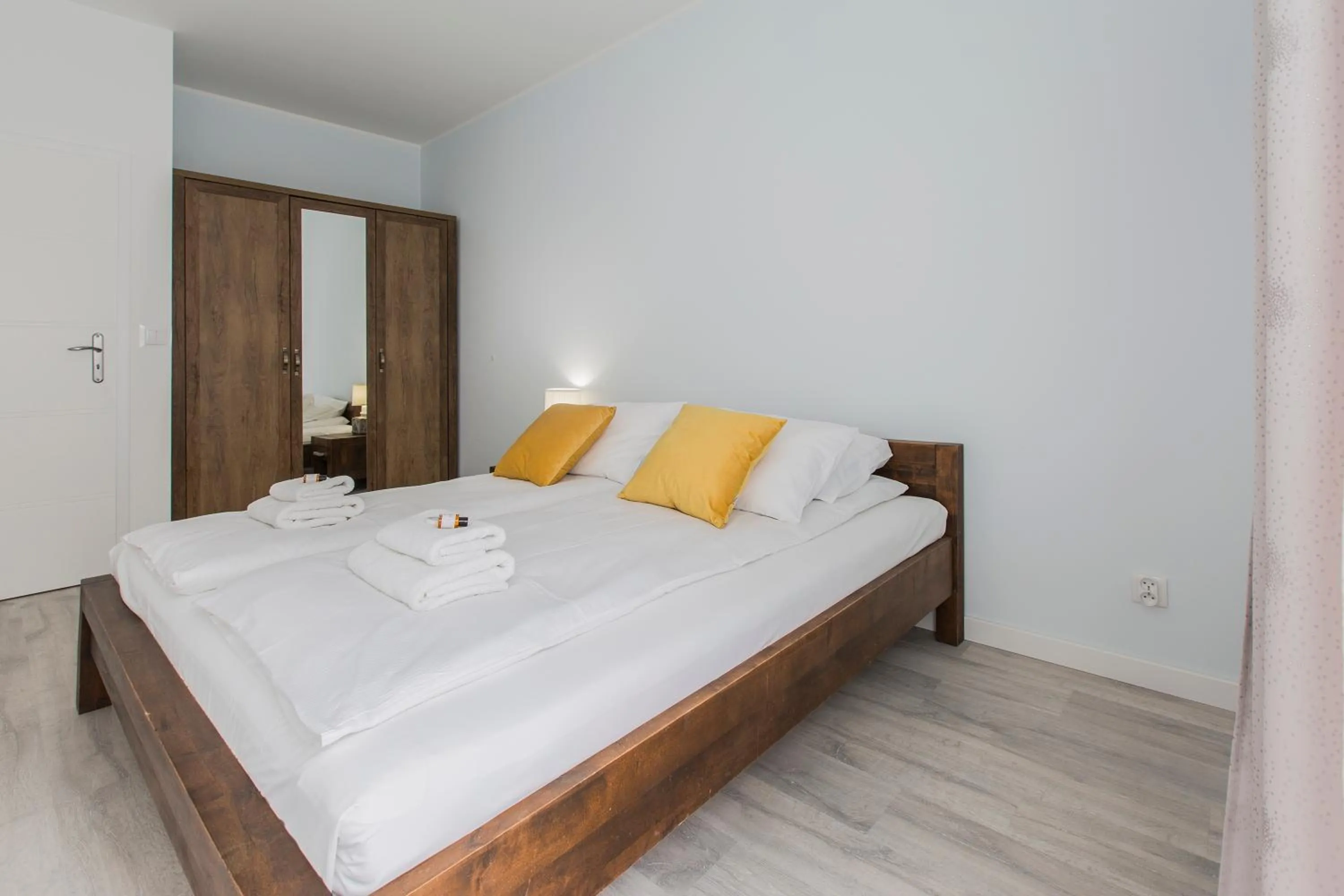 Bed in City Break Gdańsk Rajska 8 Apartamenty