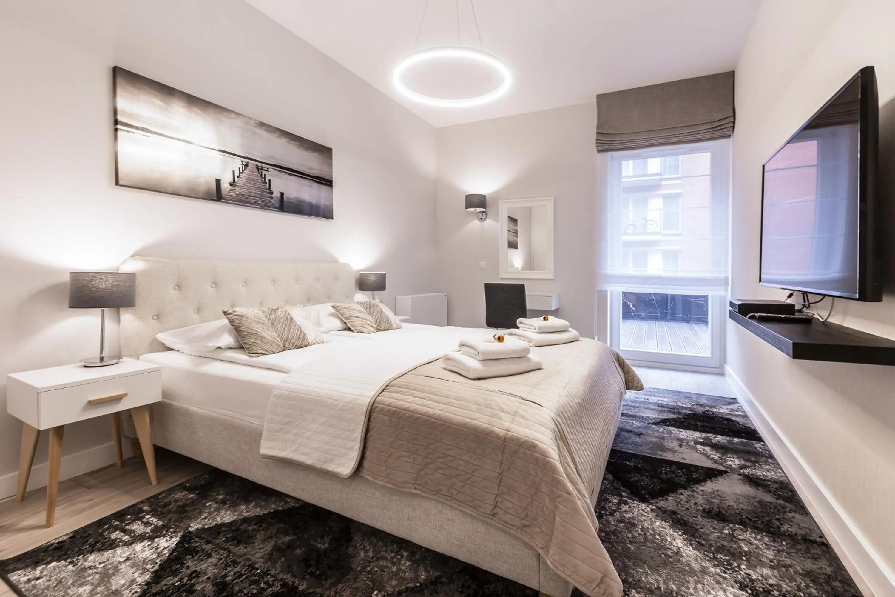 Bedroom, Bed in City Break Gdańsk Rajska 8 Apartamenty