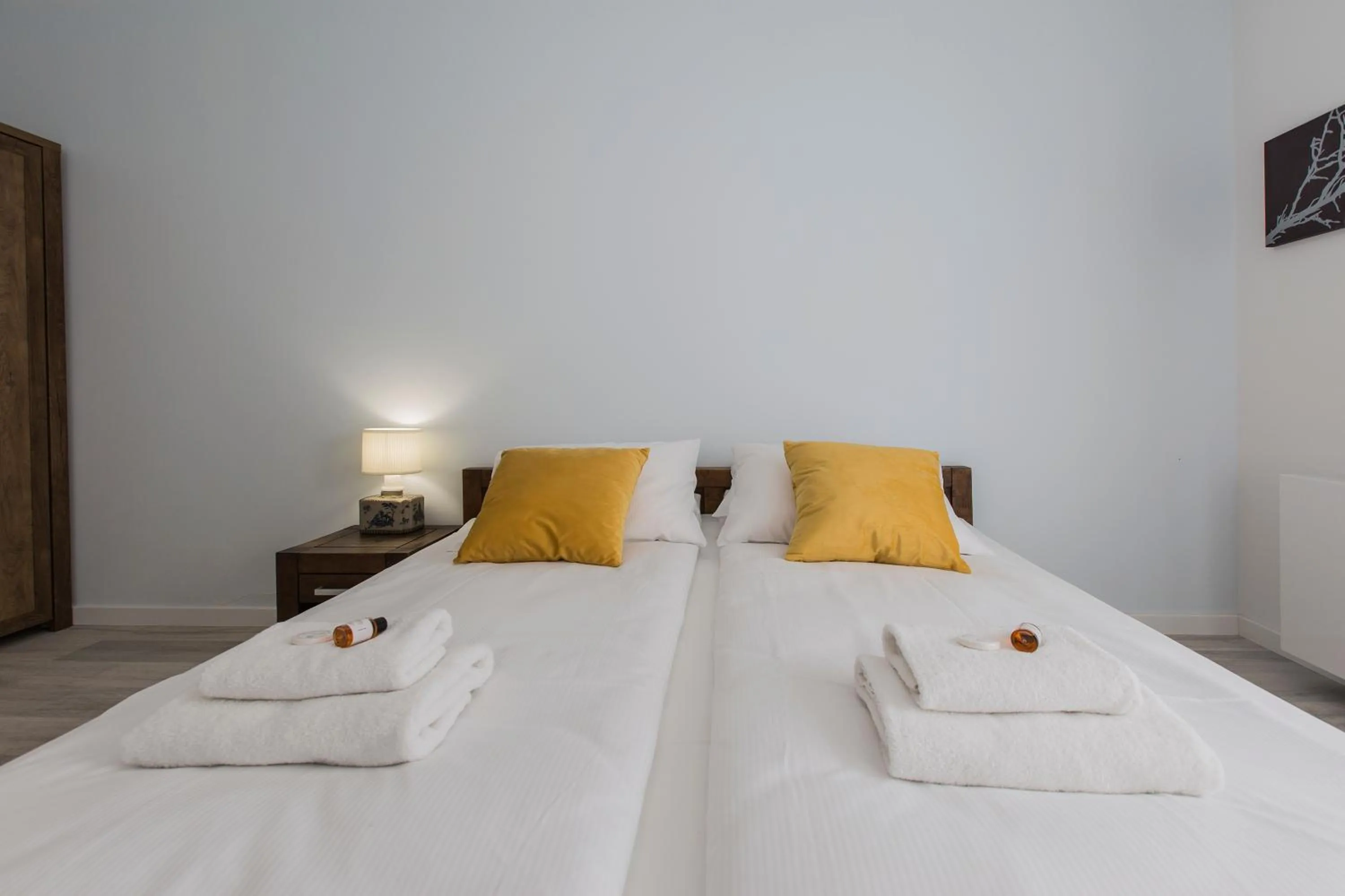 Bed in City Break Gdańsk Rajska 8 Apartamenty