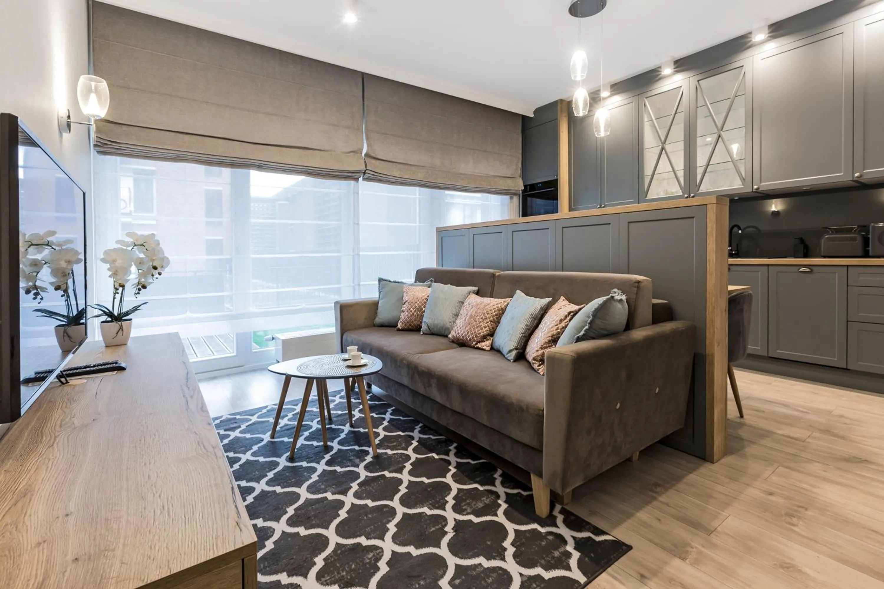 Kitchen or kitchenette in City Break Gdańsk Rajska 8 Apartamenty