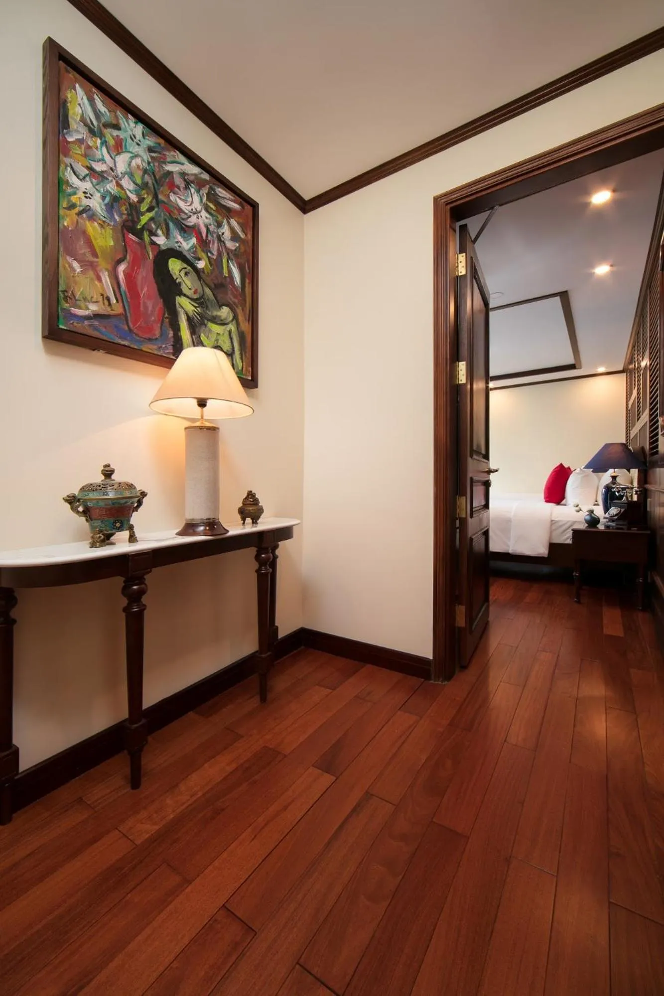 Coffee/tea facilities, Bed in Heritage Cruises Binh Chuan Cat Ba Archipelago