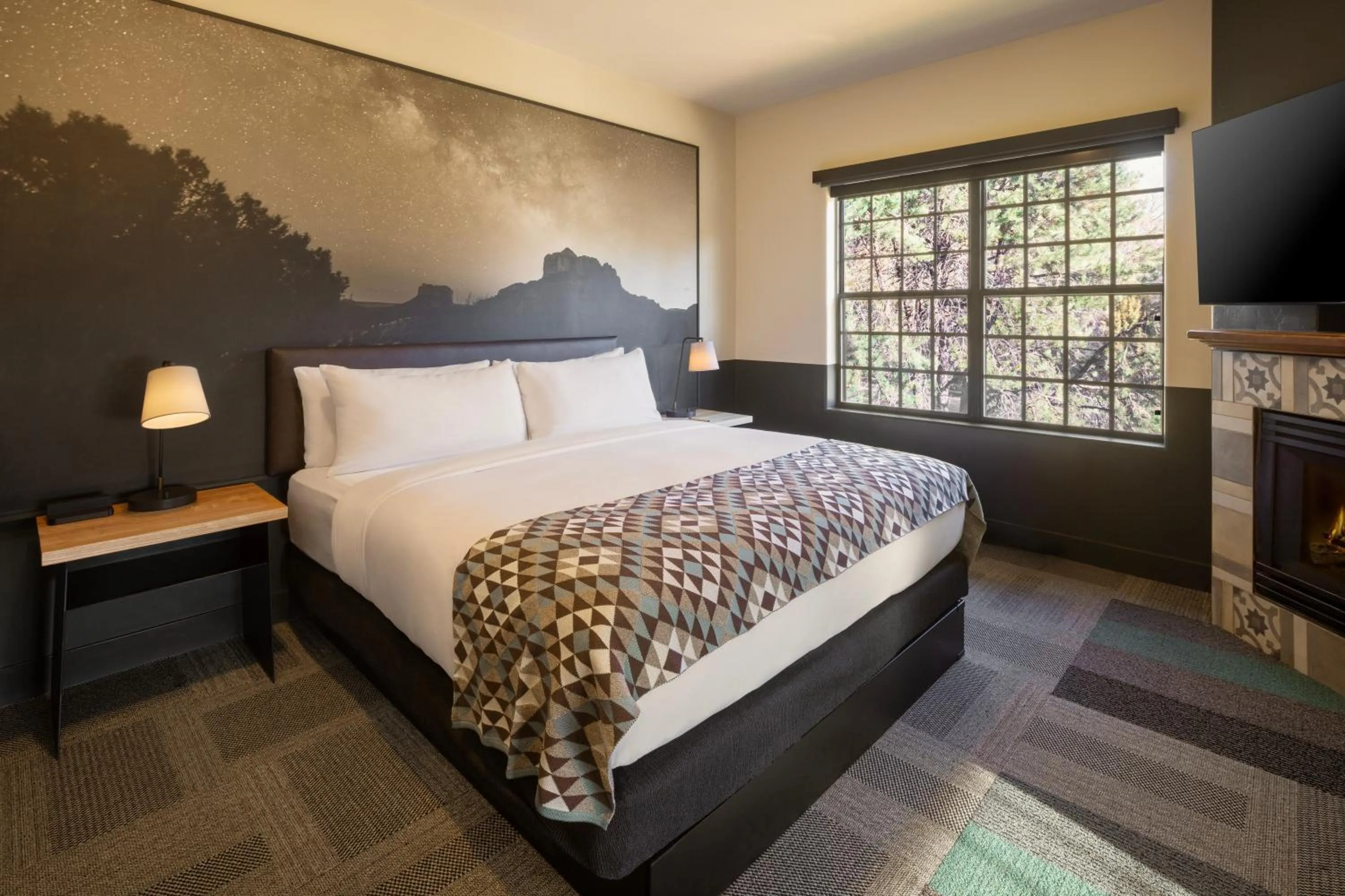 Bed in Mountain Modern Resort Sedona