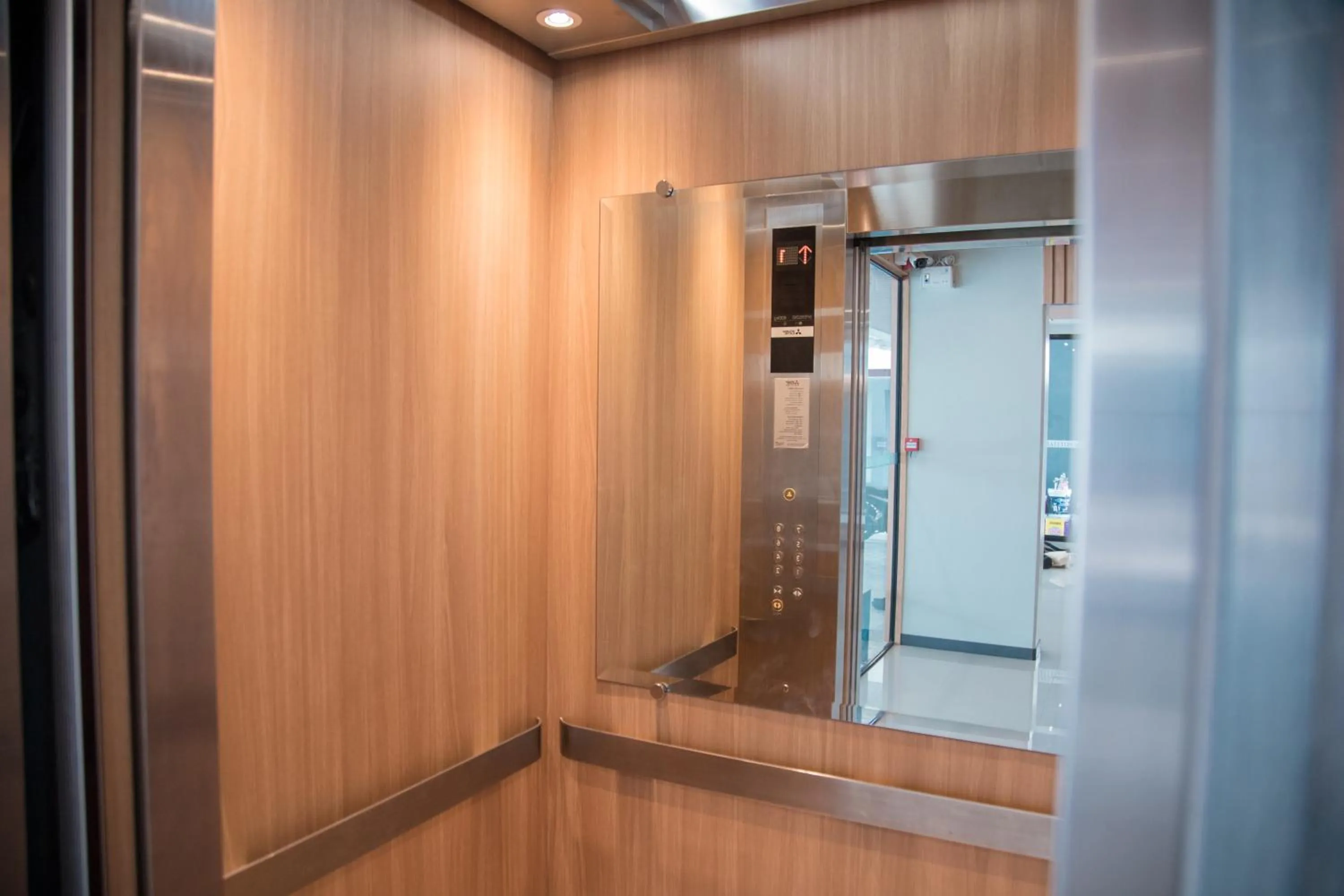 elevator in Hallton Hotel Bangkok