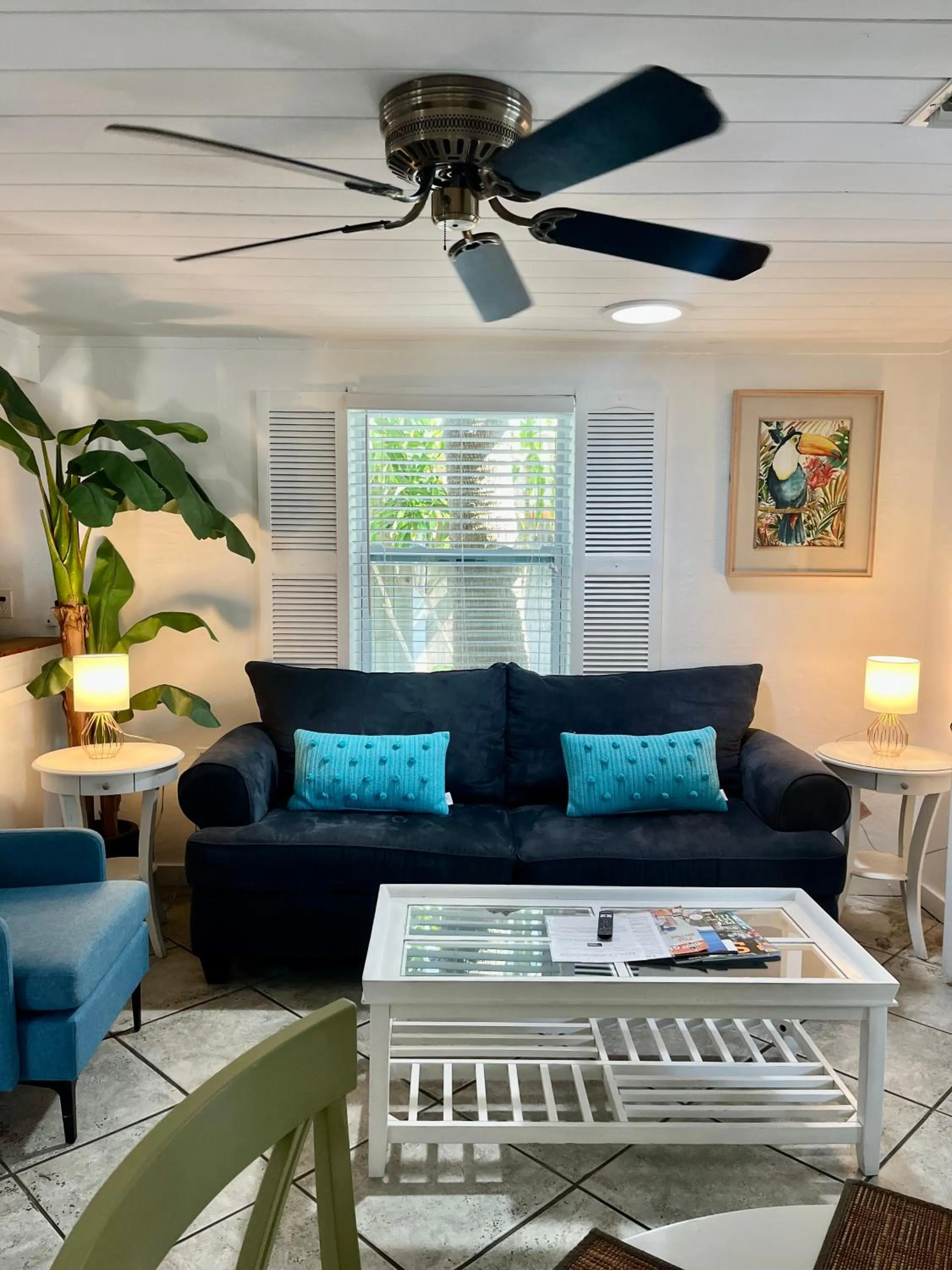 Living room in Turtle Beach Resort