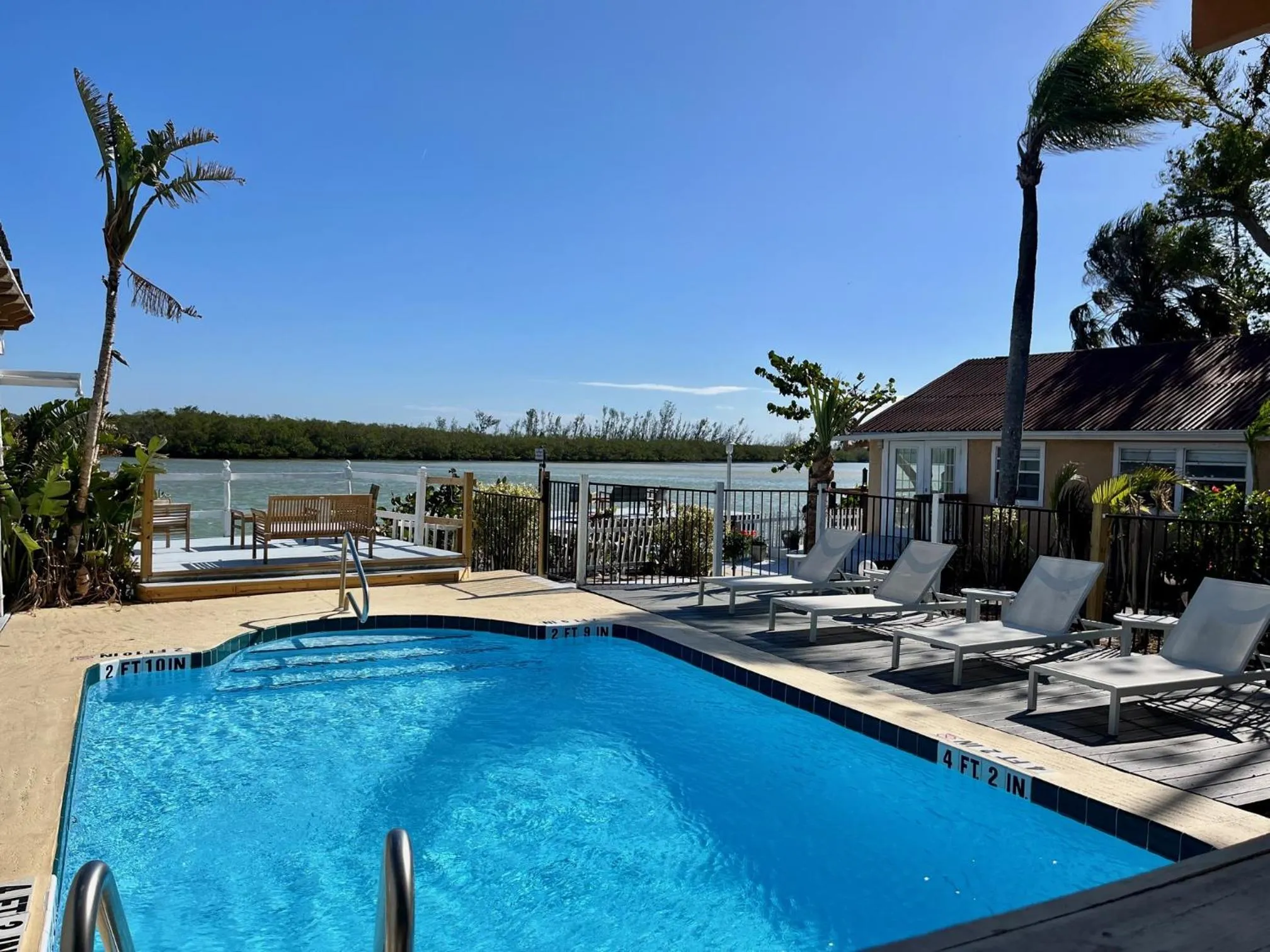 Pool view in Turtle Beach Resort