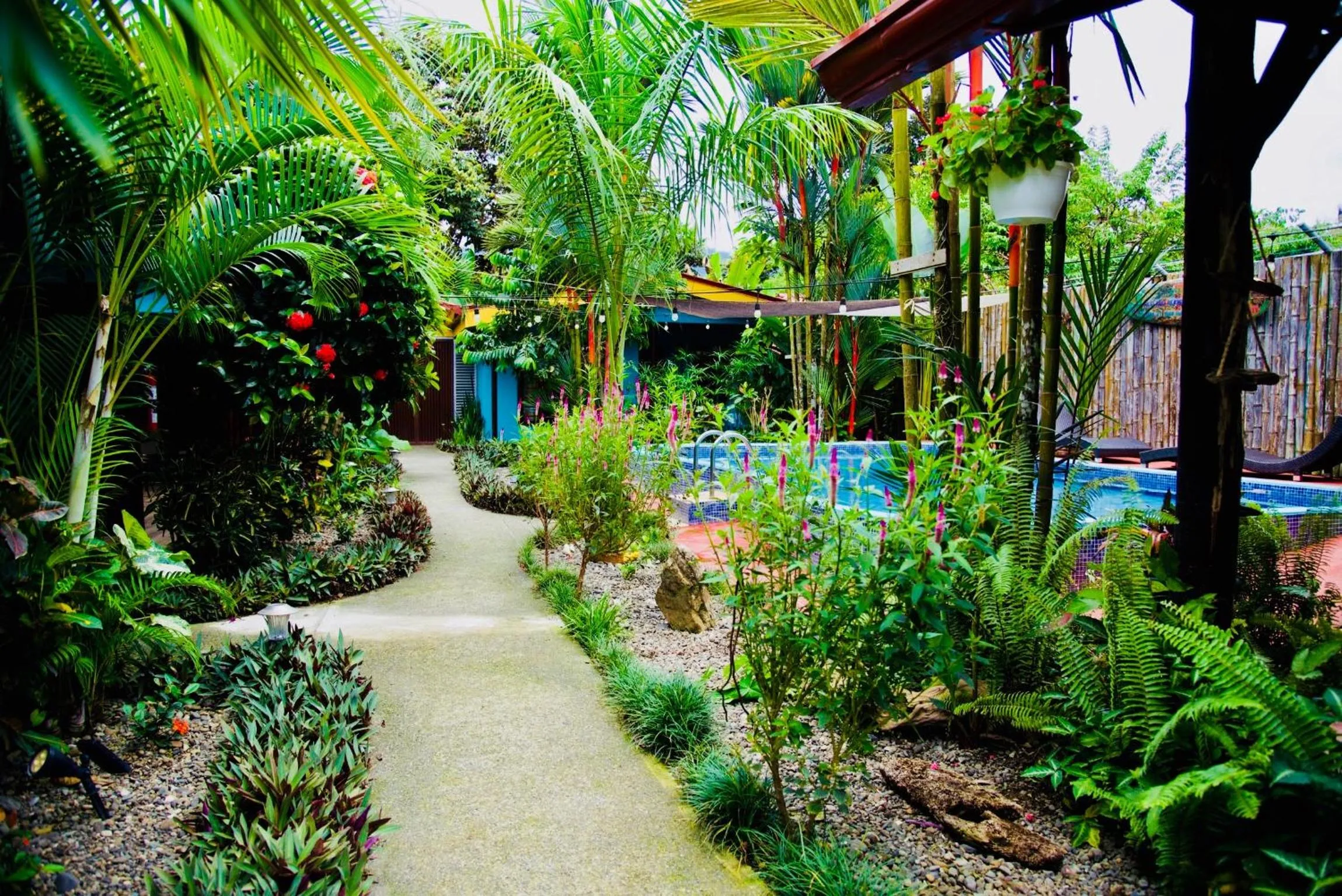 Garden in Cabinas D’Val