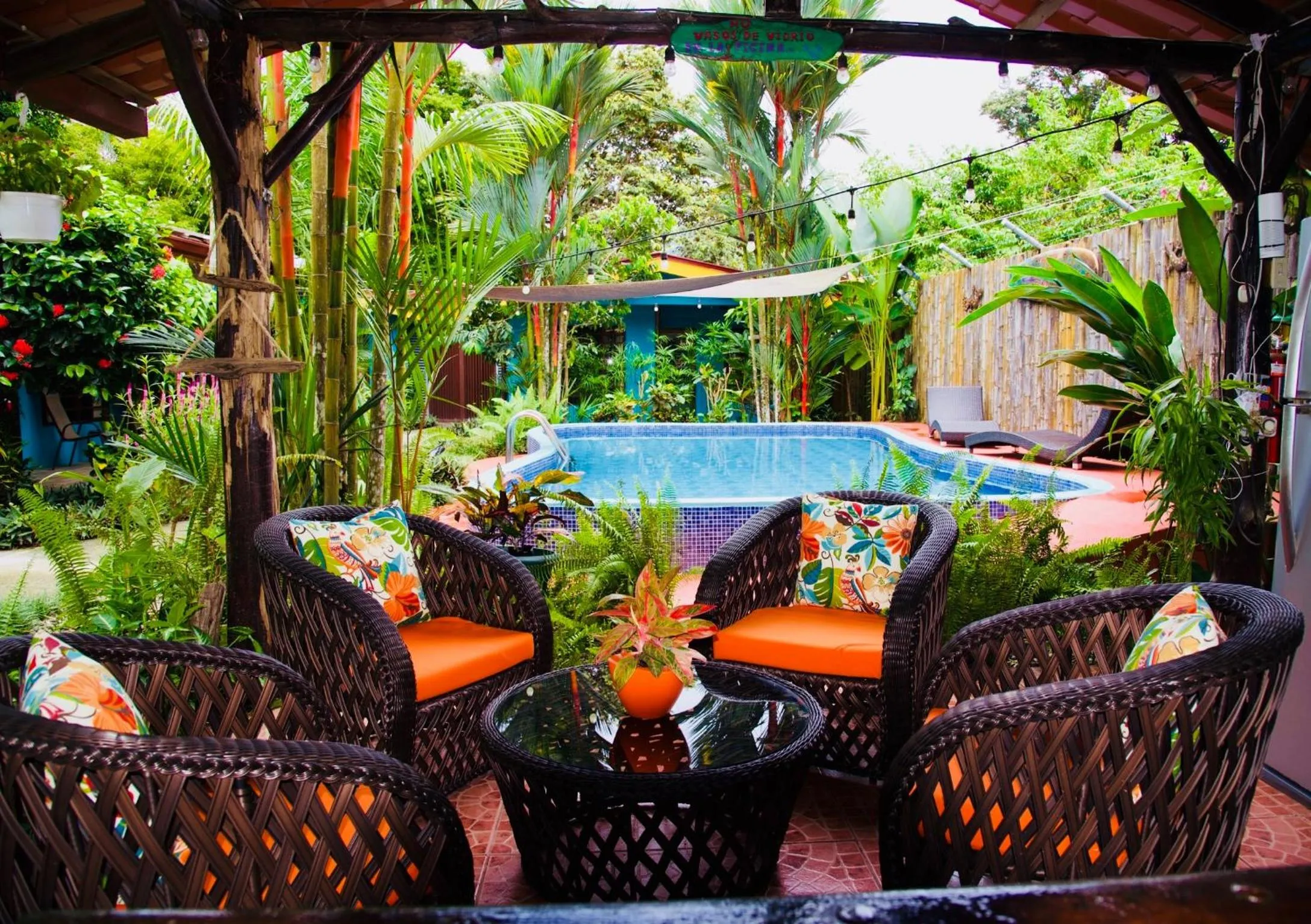 Patio in Cabinas D’Val