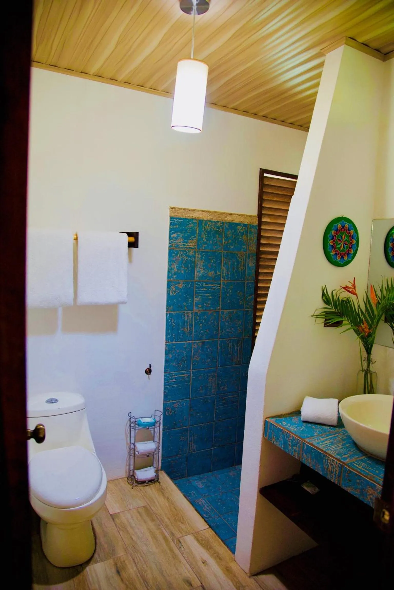 Shower in Cabinas D’Val