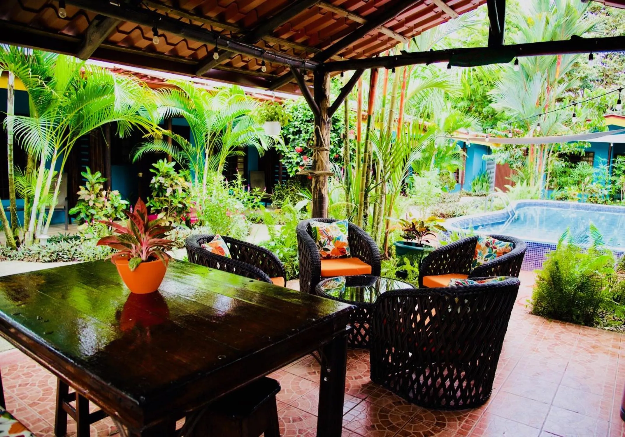 Patio in Cabinas D’Val