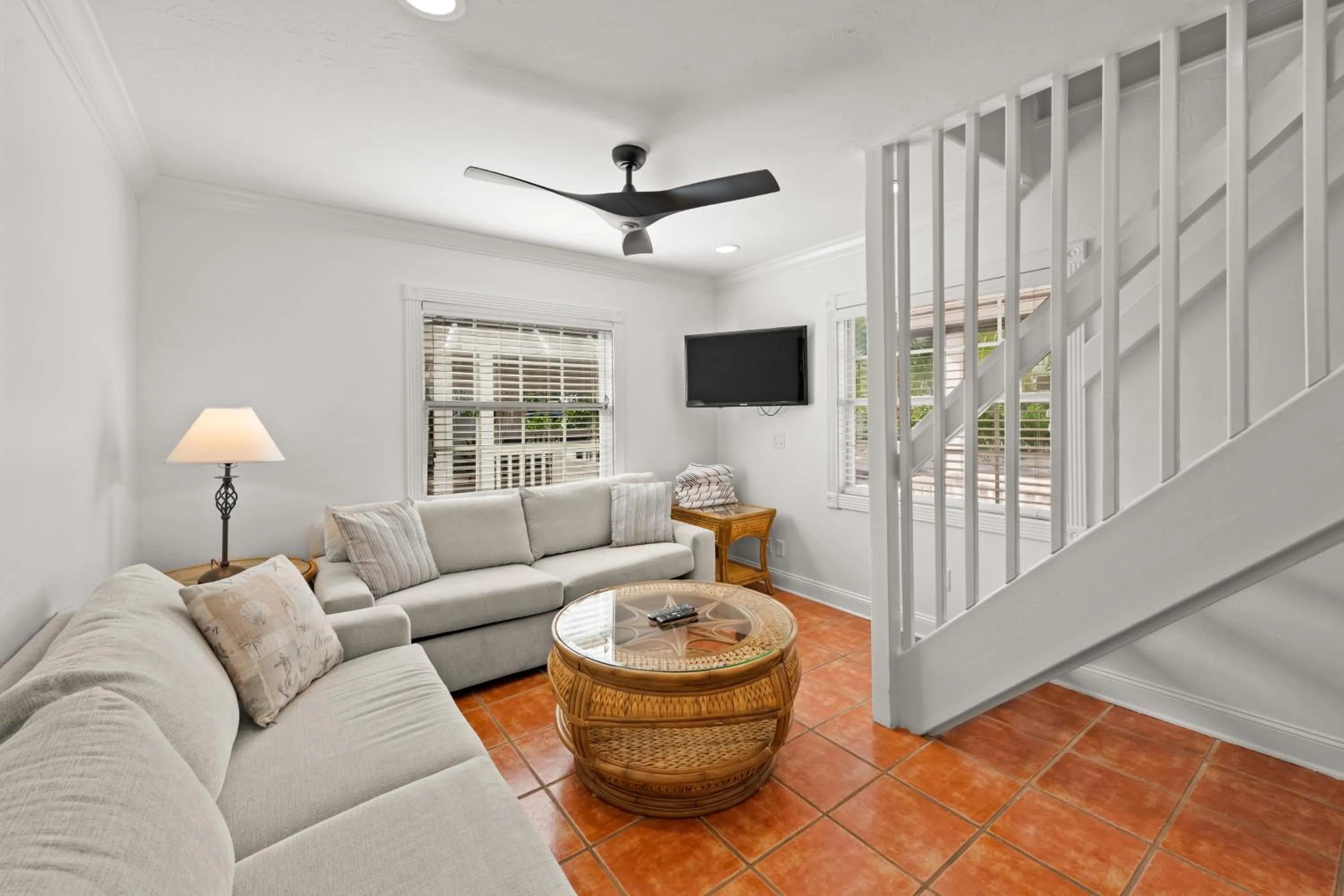 Living room in Tropic Isle At Anna Maria Island Inn
