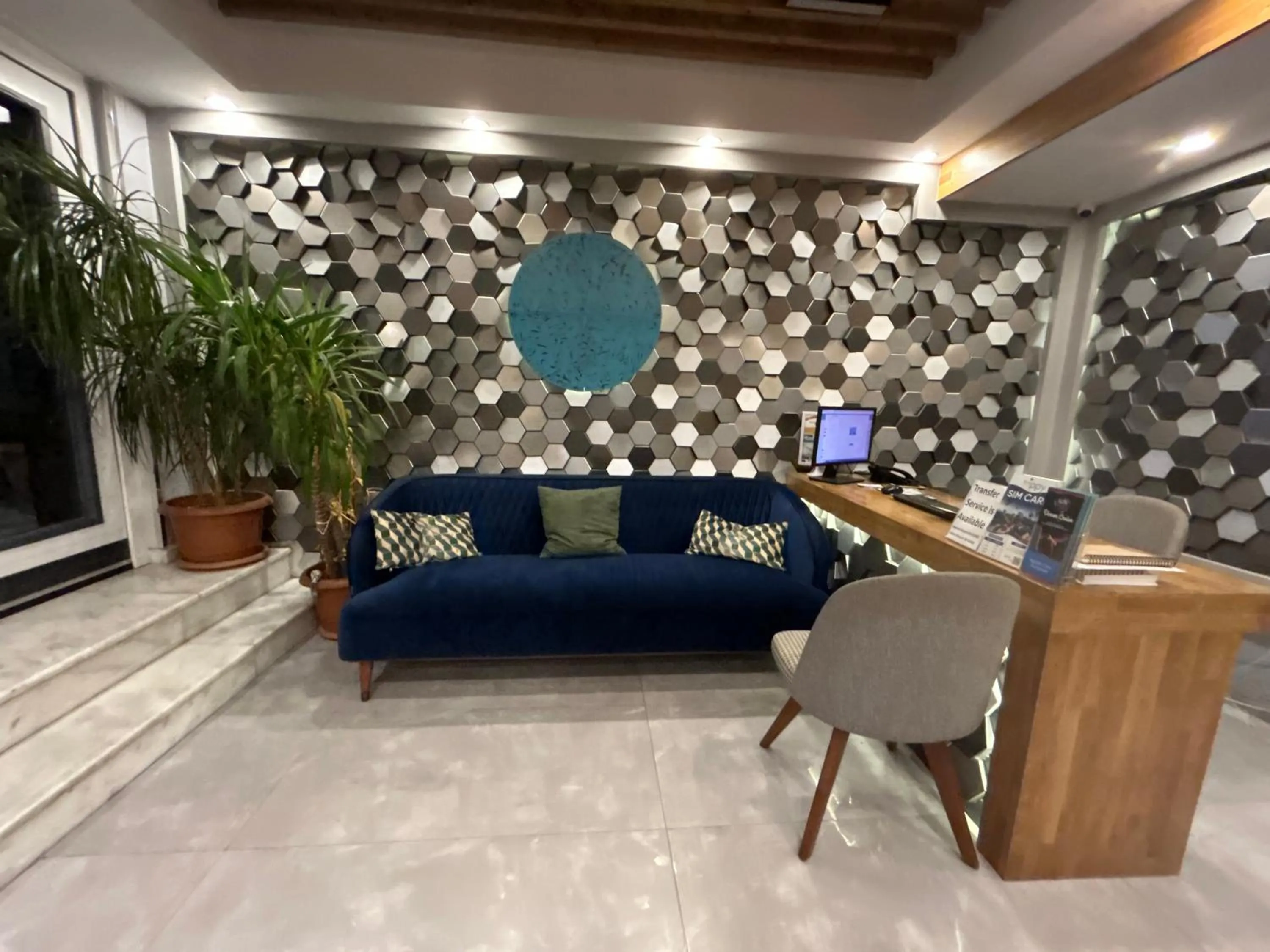 Living room in Basilissis Hotel