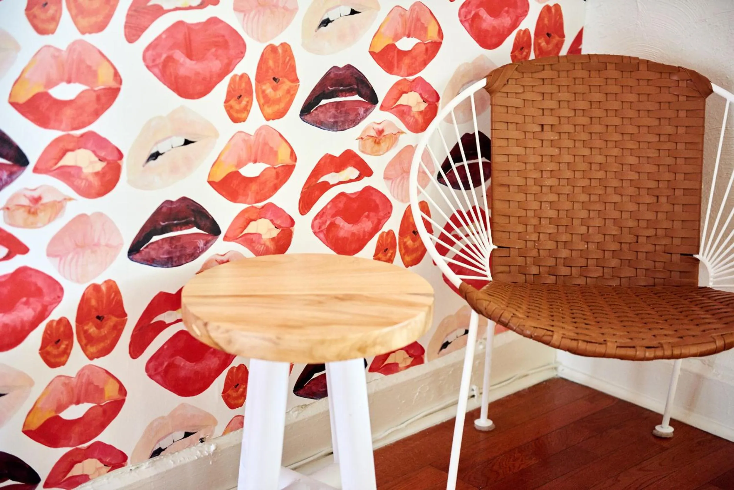 Seating area in Austin Motel