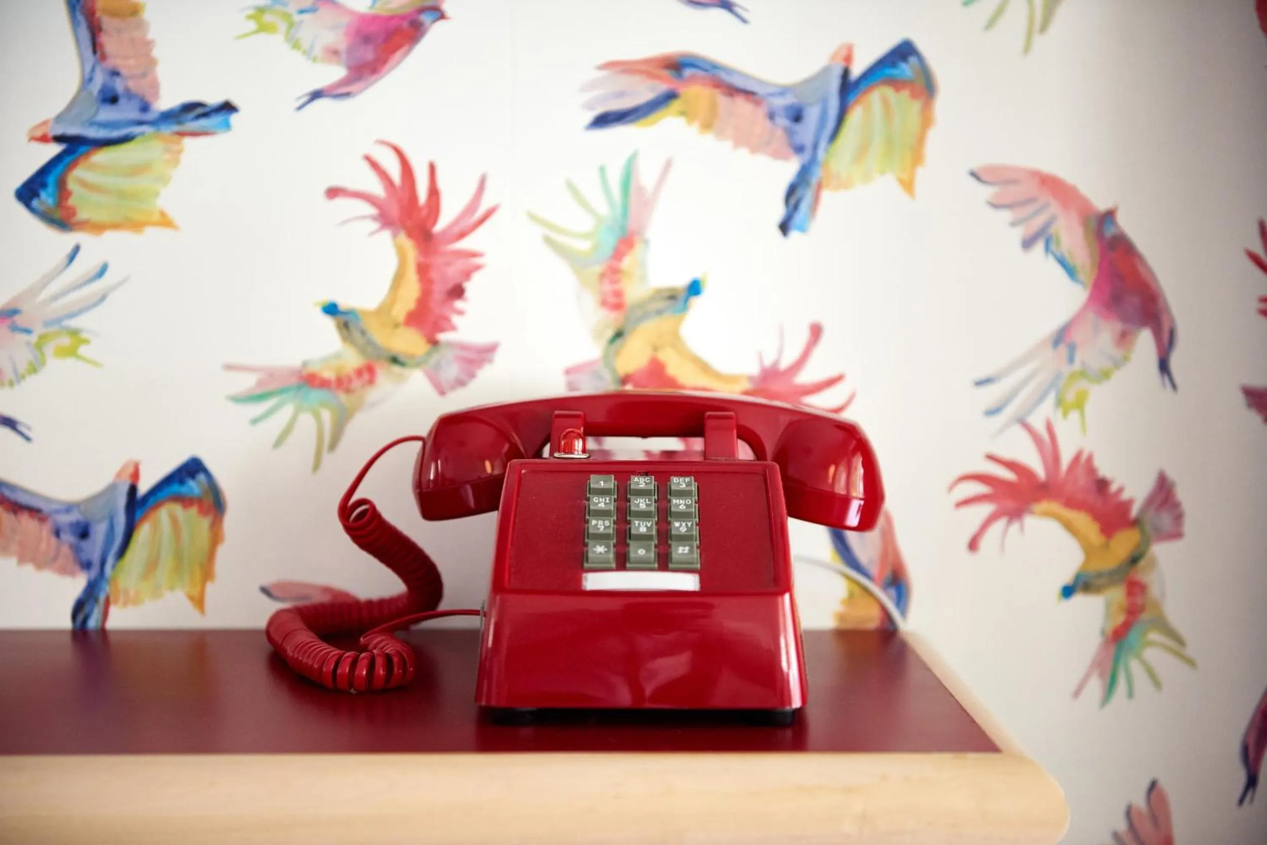 Seating area in Austin Motel