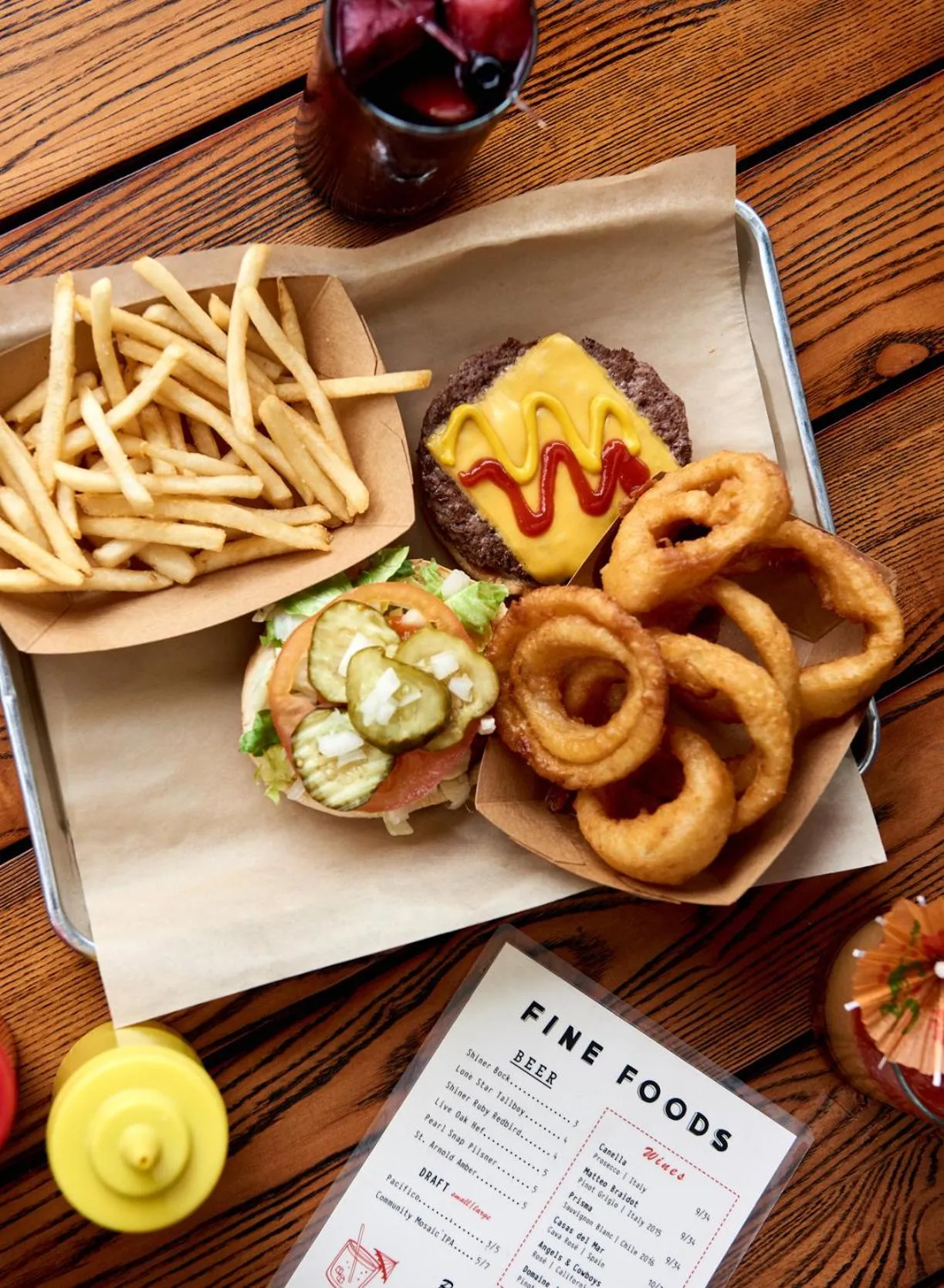 Food close-up in Austin Motel