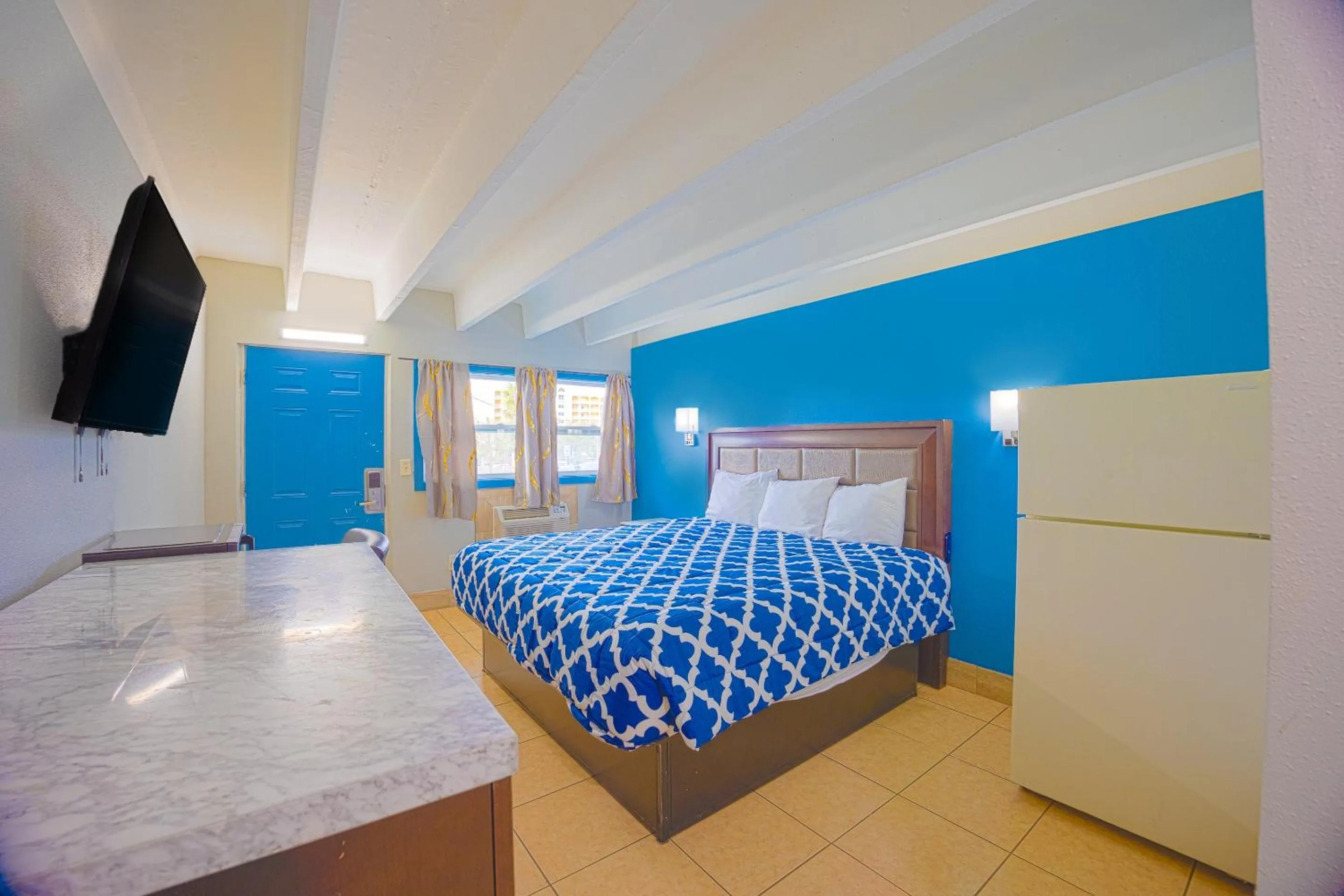 Bedroom, Bed in Aladdin Motel By OYO Merritt Island