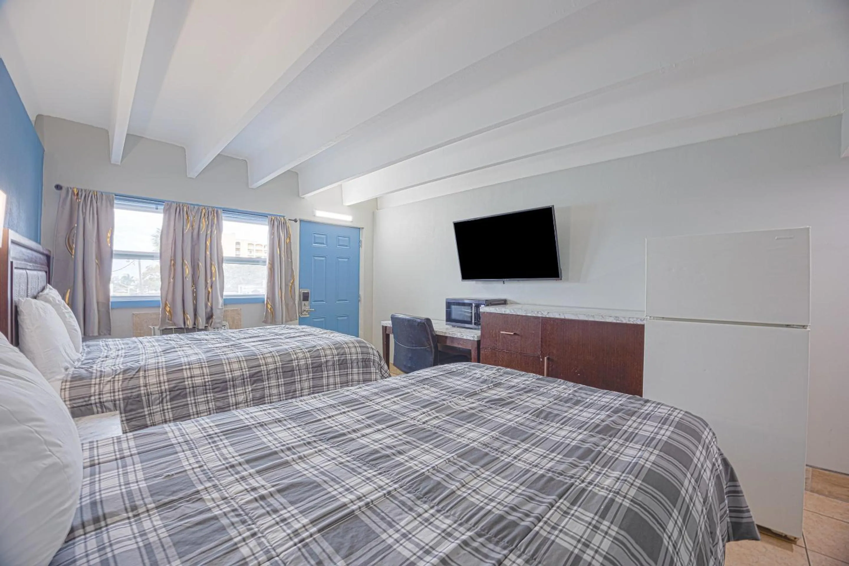 Bedroom, Bed in Aladdin Motel By OYO Merritt Island