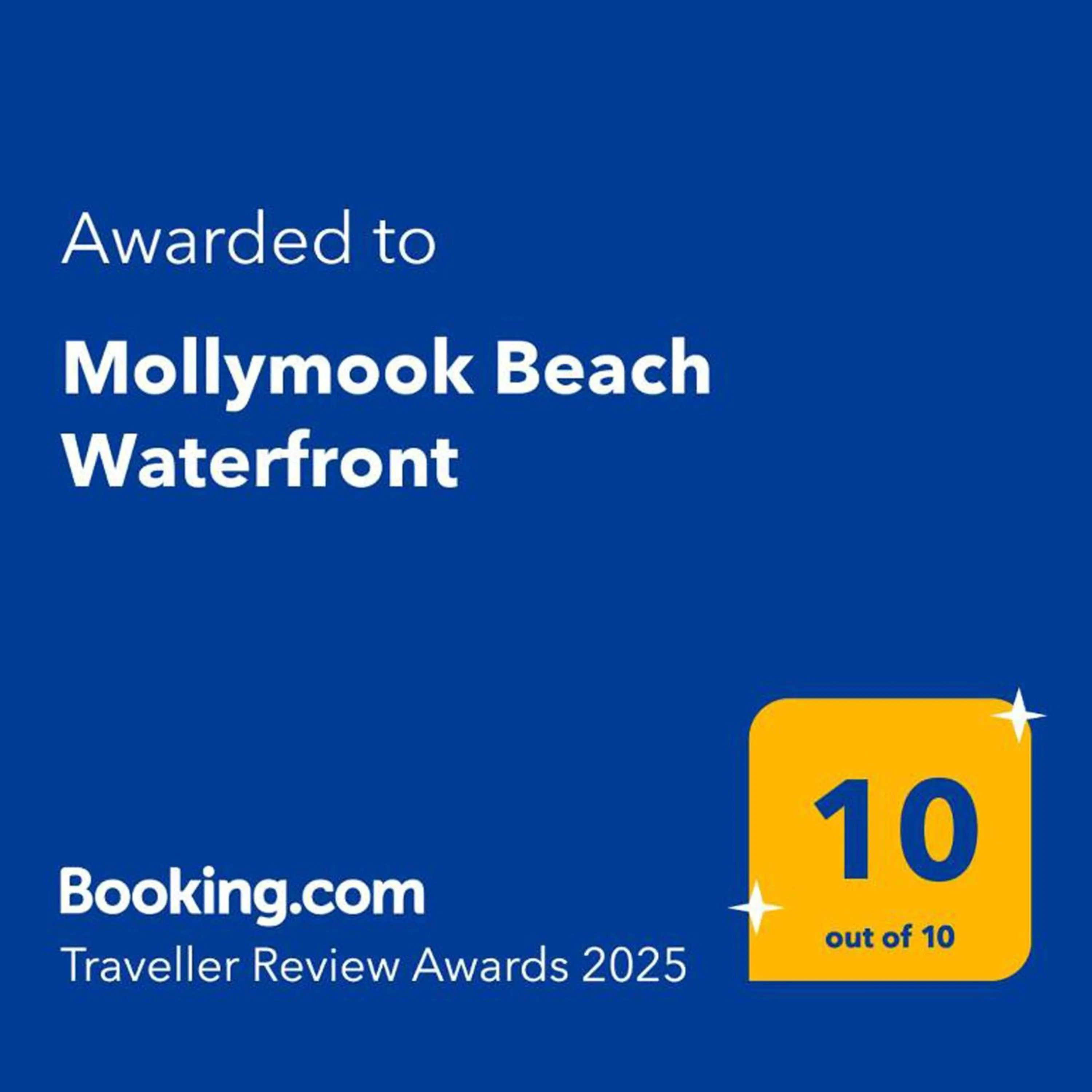 Certificate/Award in Mollymook Beach Waterfront