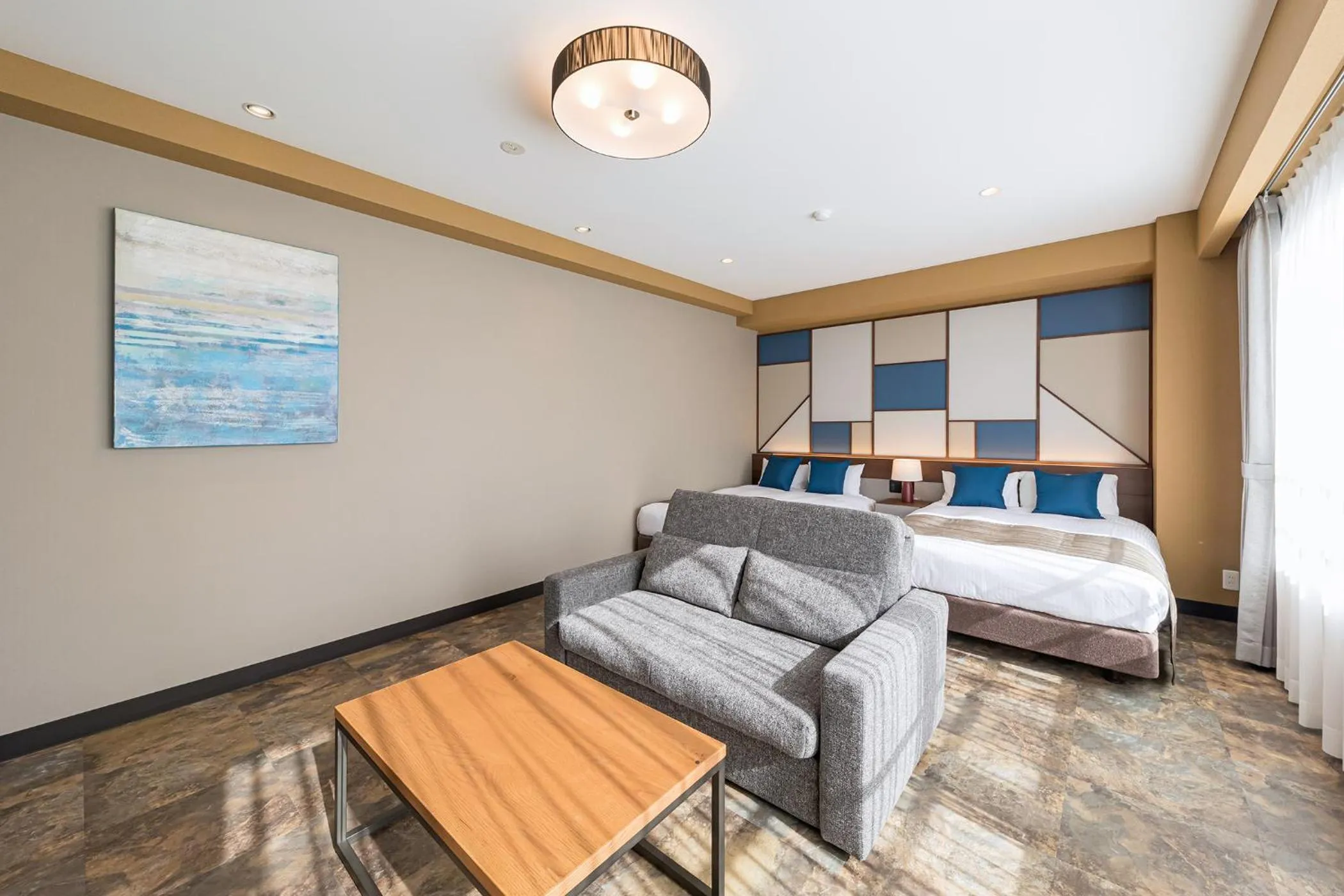 Bed in HOTEL SHINPOIN OSAKA